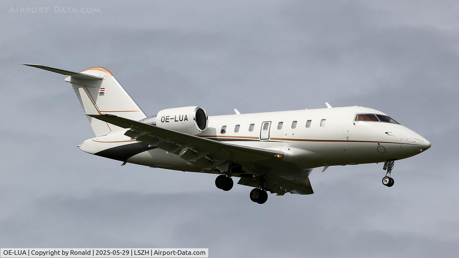 OE-LUA, 2019 Bombardier Challenger 650 C/N 6139, at zrh
