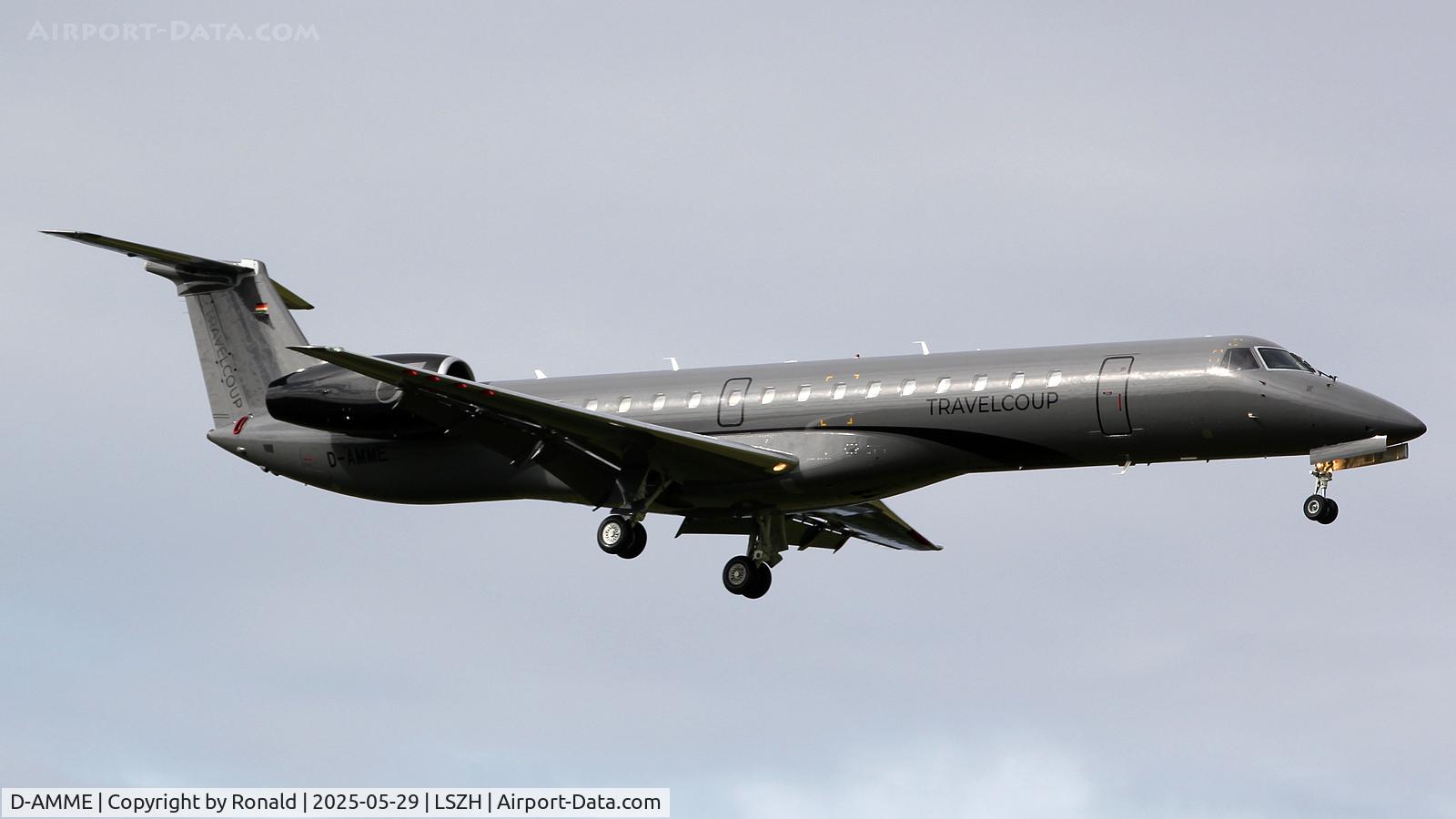 D-AMME, 1999 Embraer EMB-145EP (ERJ-145EP) C/N 145070, at zrh