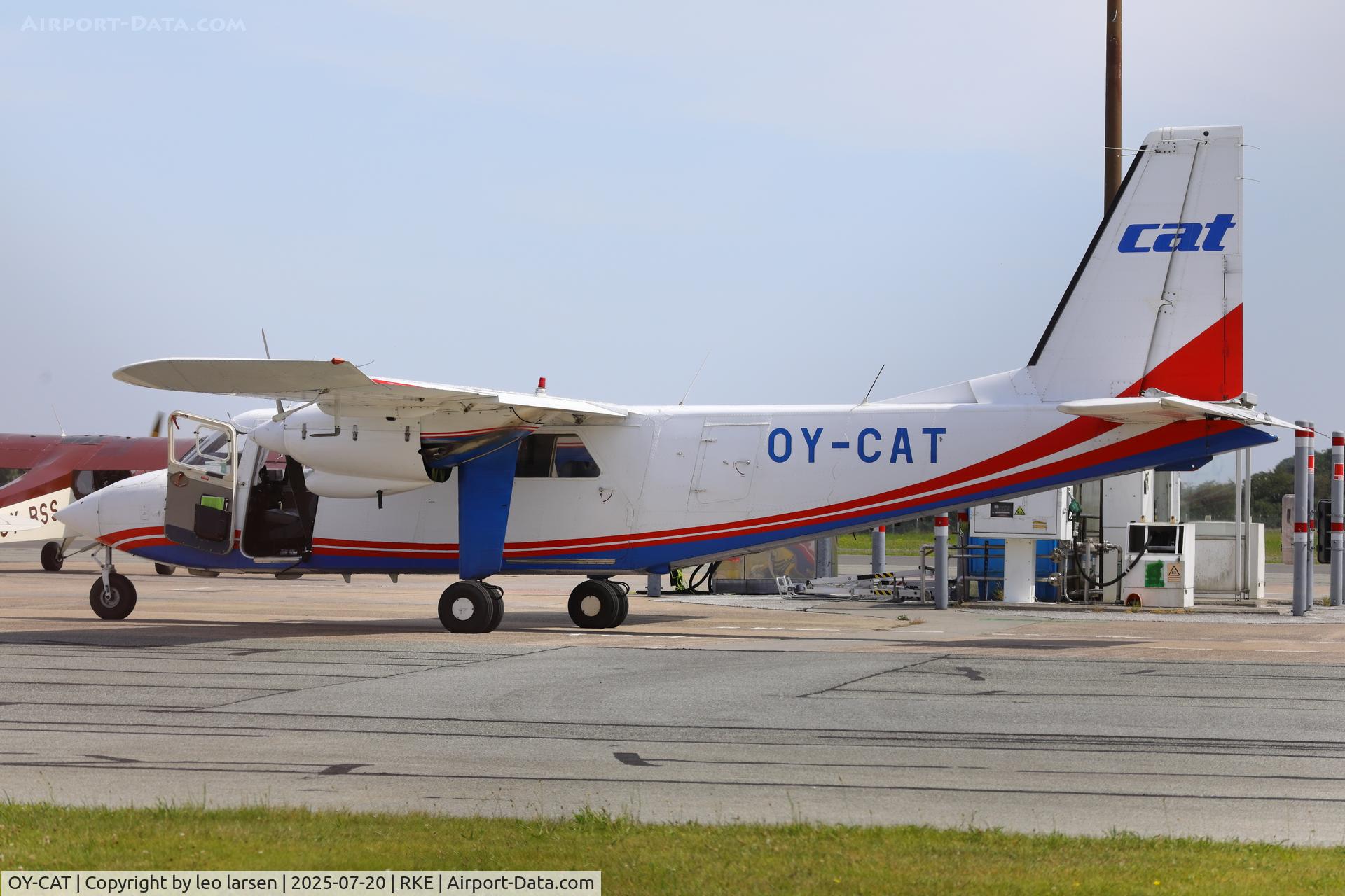 OY-CAT, 1991 Pilatus Britten-Norman BN-2B-26 Islander C/N 2224, Roskilde 20.7.2025