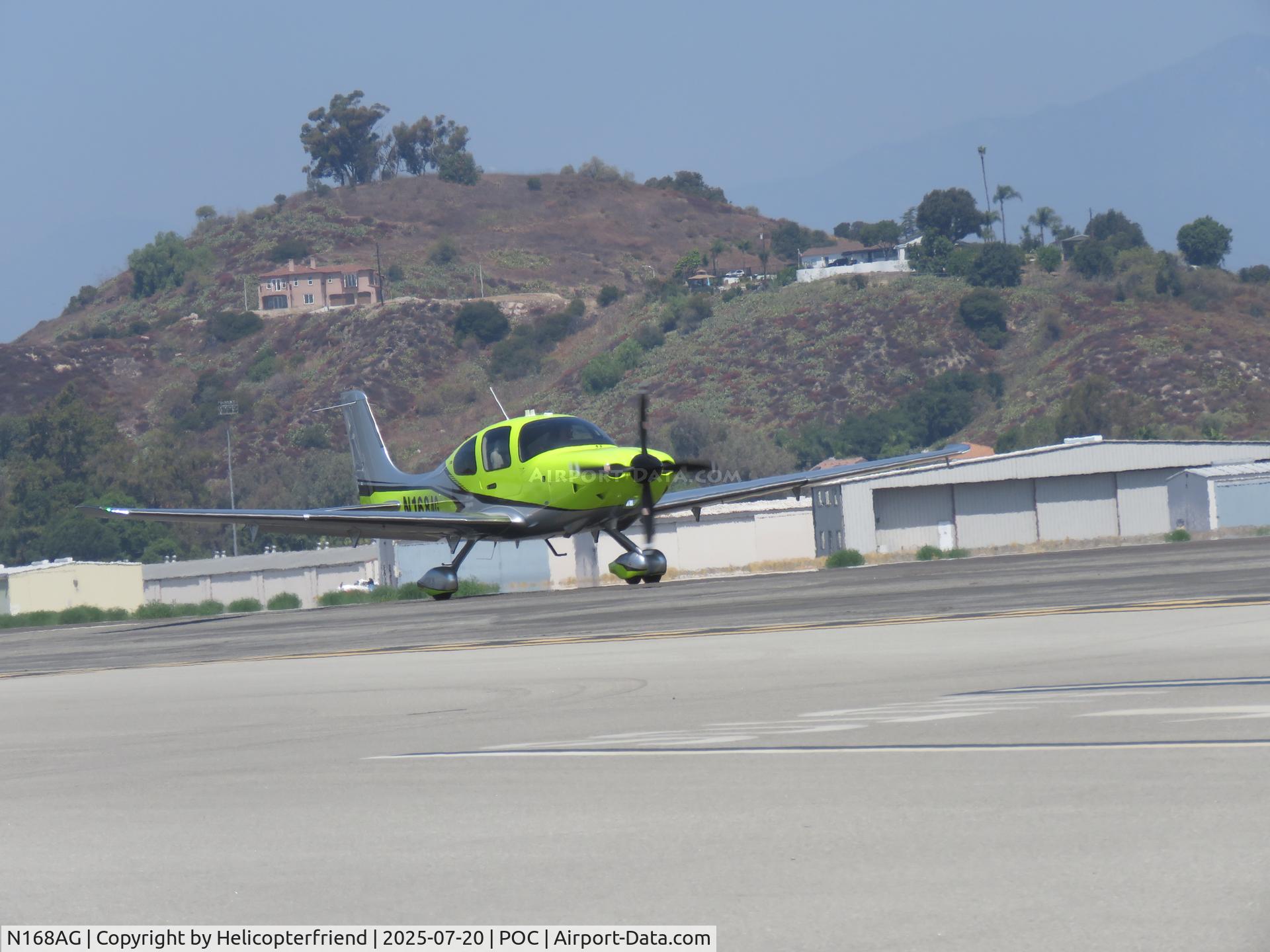 N168AG, 2024 Cirrus Design Corp. SR22T C/N 10211, Just entered taxiway Sierra