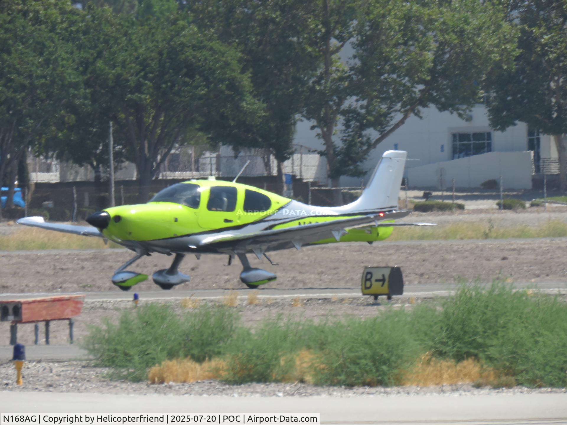 N168AG, 2024 Cirrus Design Corp. SR22T C/N 10211, Take off roll