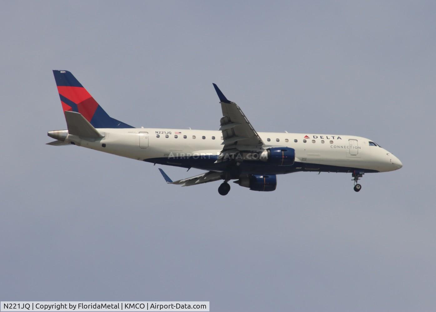 N221JQ, 2007 Embraer 175LR (ERJ-170-200LR) C/N 17000197, RPA/DAL E175 zx rdu-mco