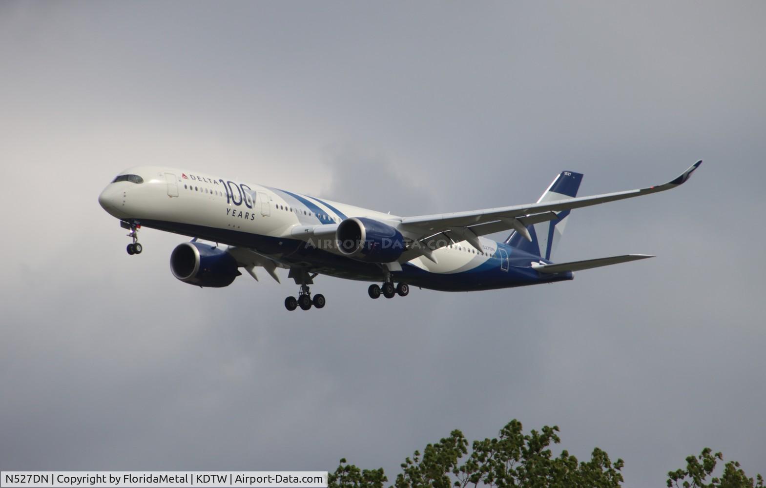 N527DN, 2025 Airbus A350-941 C/N 720, DAL A359 100 years zx icn,rksi-dtw