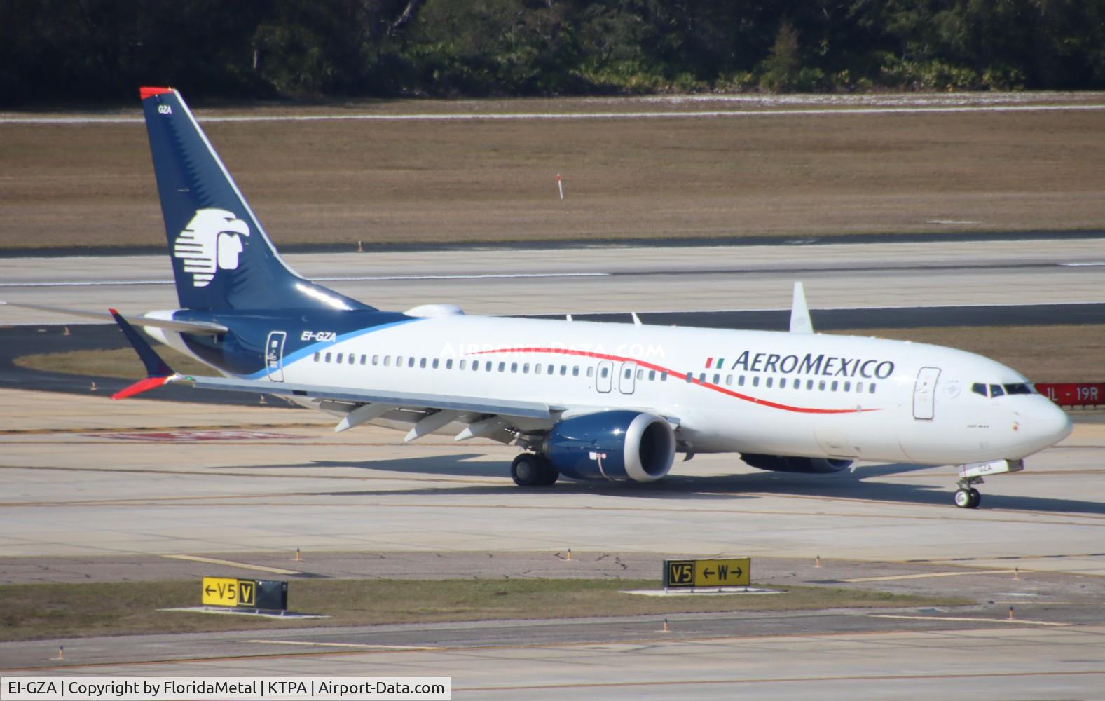 EI-GZA, 2019 Boeing 737-8 MAX C/N 42837, AMX 737-8 zx mex,mmmx-tpa