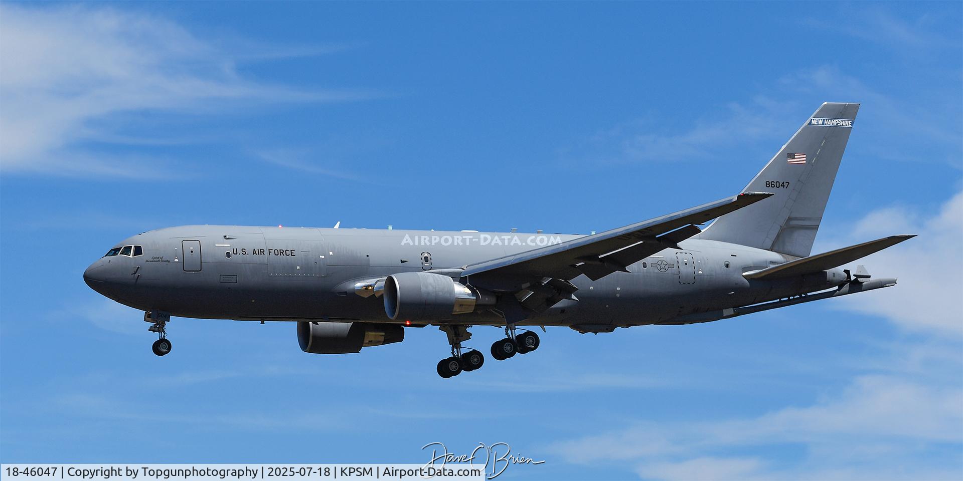 18-46047, 2019 Boeing KC-46A Pegasus C/N 41867/VH047, PACK51 comes in to work the pattern