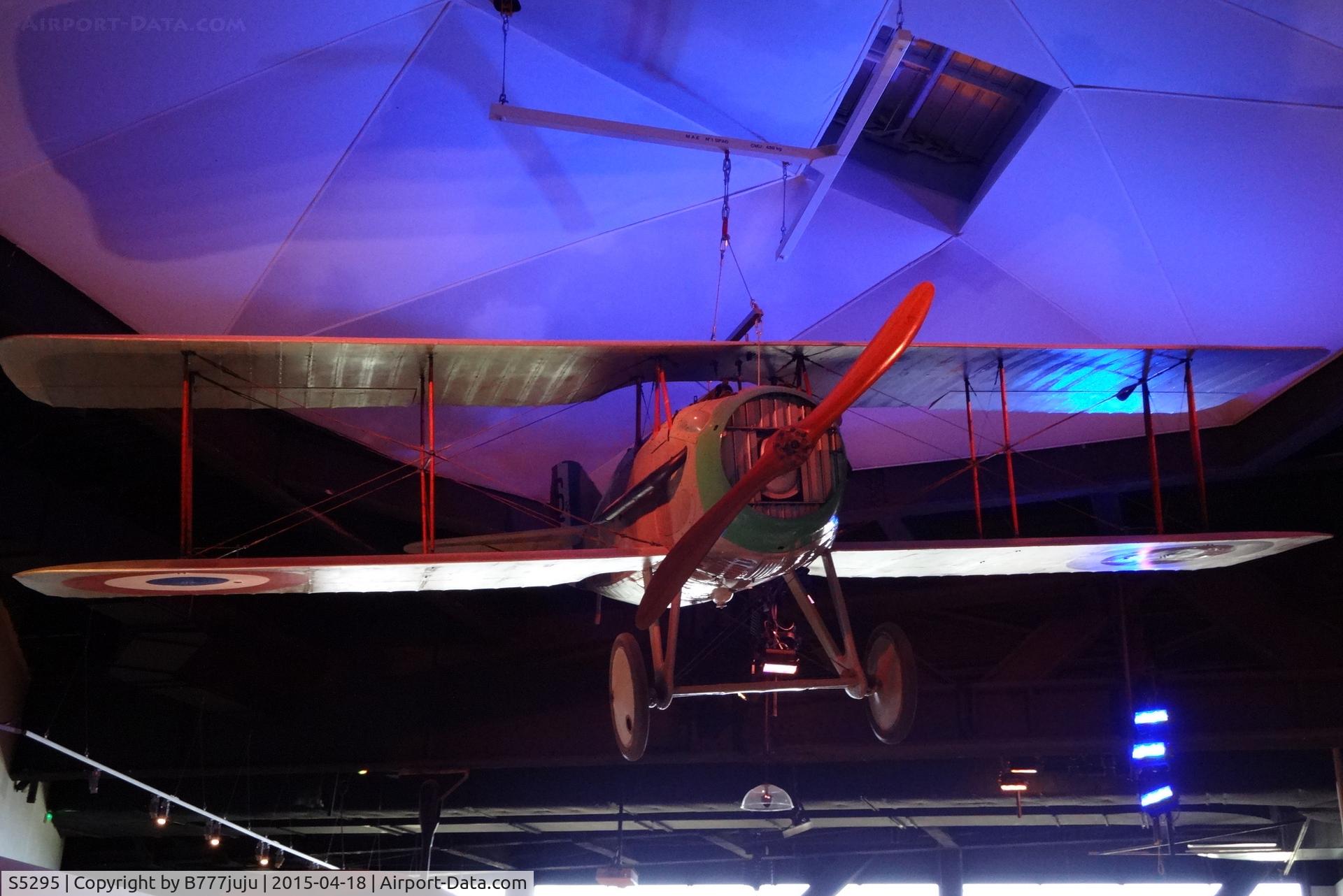 S5295, SPAD S-XIII C1 C/N 15295, on display at Meaux museum