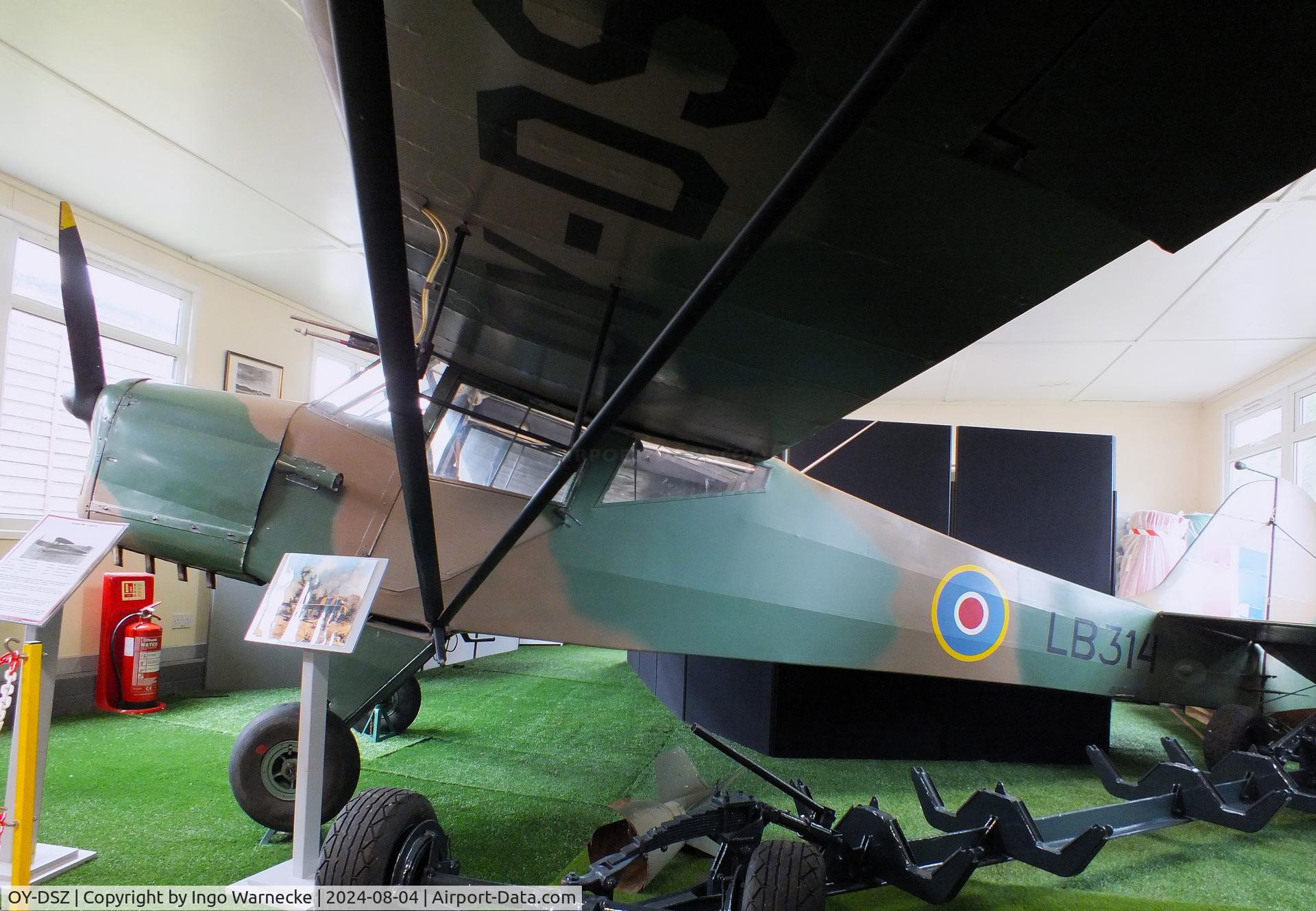 OY-DSZ, 1942 Taylorcraft Auster Plus D C/N 173, Taylorcraft Auster Plus D at the Aeroventure South Yorkshire Aircraft Museum, Doncaster