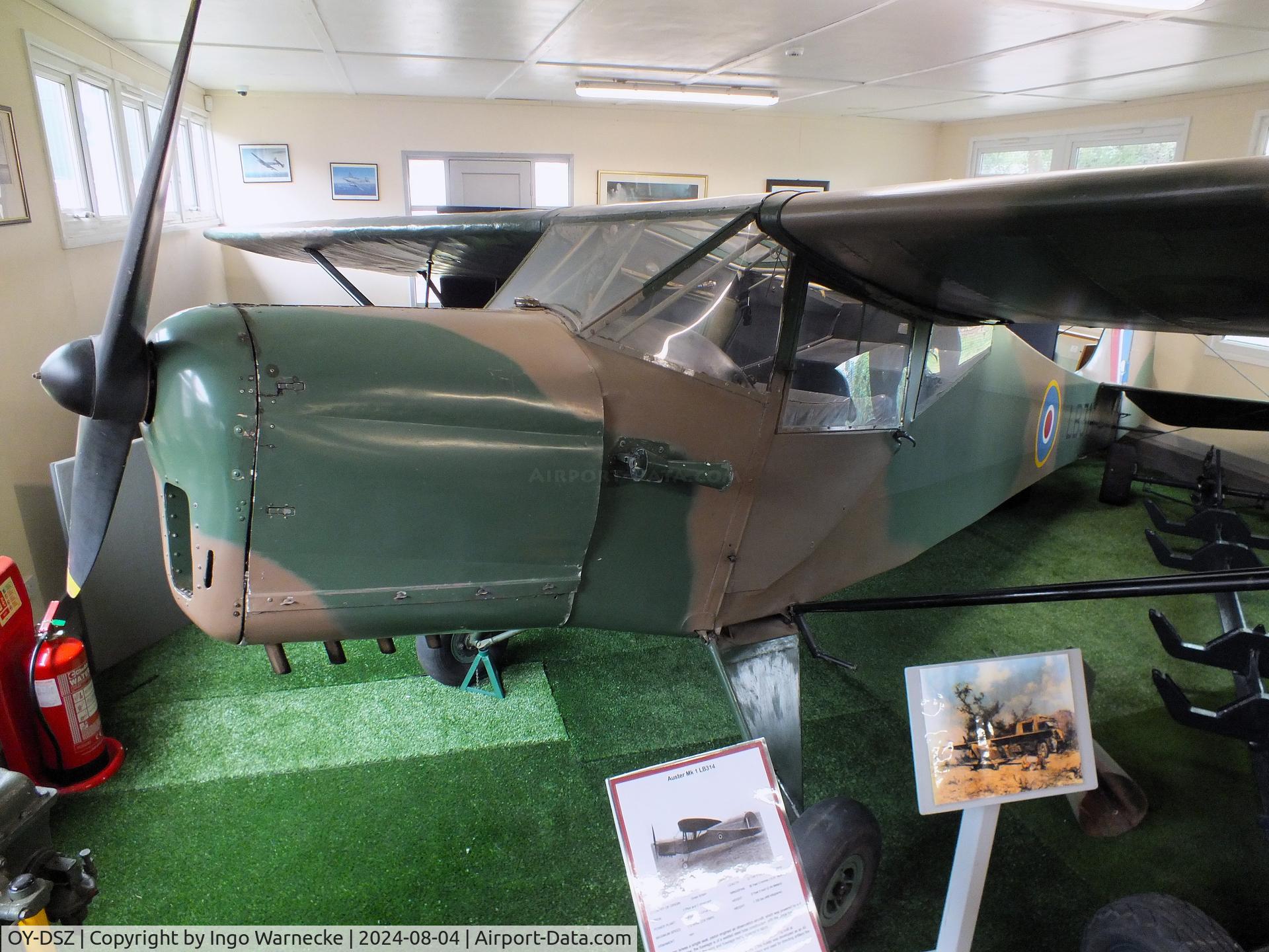 OY-DSZ, 1942 Taylorcraft Auster Plus D C/N 173, Taylorcraft Auster Plus D at the Aeroventure South Yorkshire Aircraft Museum, Doncaster