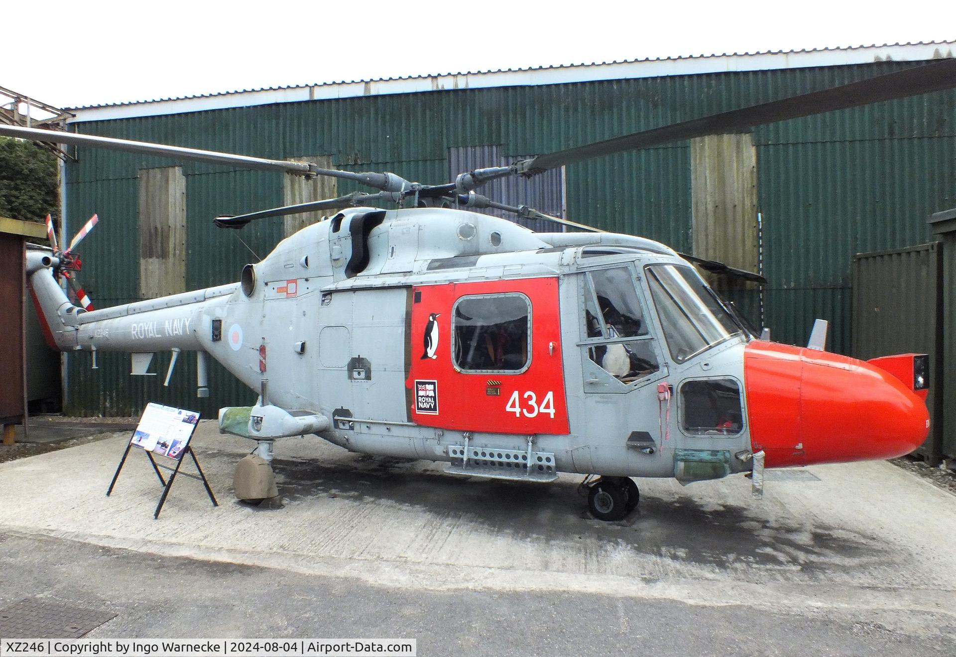 XZ246, 1978 Westland Lynx HAS.3S(ICE) C/N 070, Westland Lynx HAS3S(ICE) at the Aeroventure South Yorkshire Aircraft Museum, Doncaster
