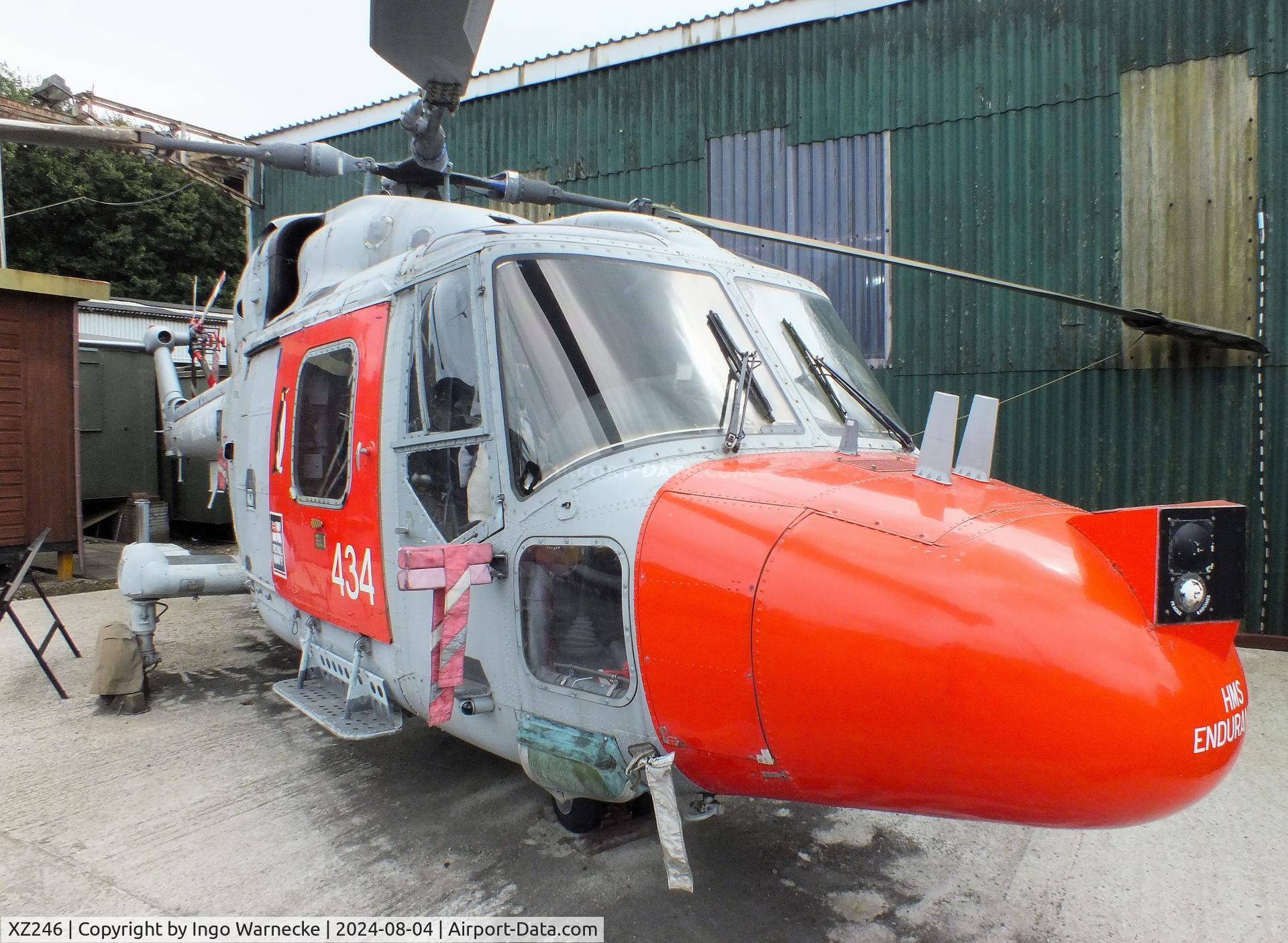 XZ246, 1978 Westland Lynx HAS.3S(ICE) C/N 070, Westland Lynx HAS3S(ICE) at the Aeroventure South Yorkshire Aircraft Museum, Doncaster