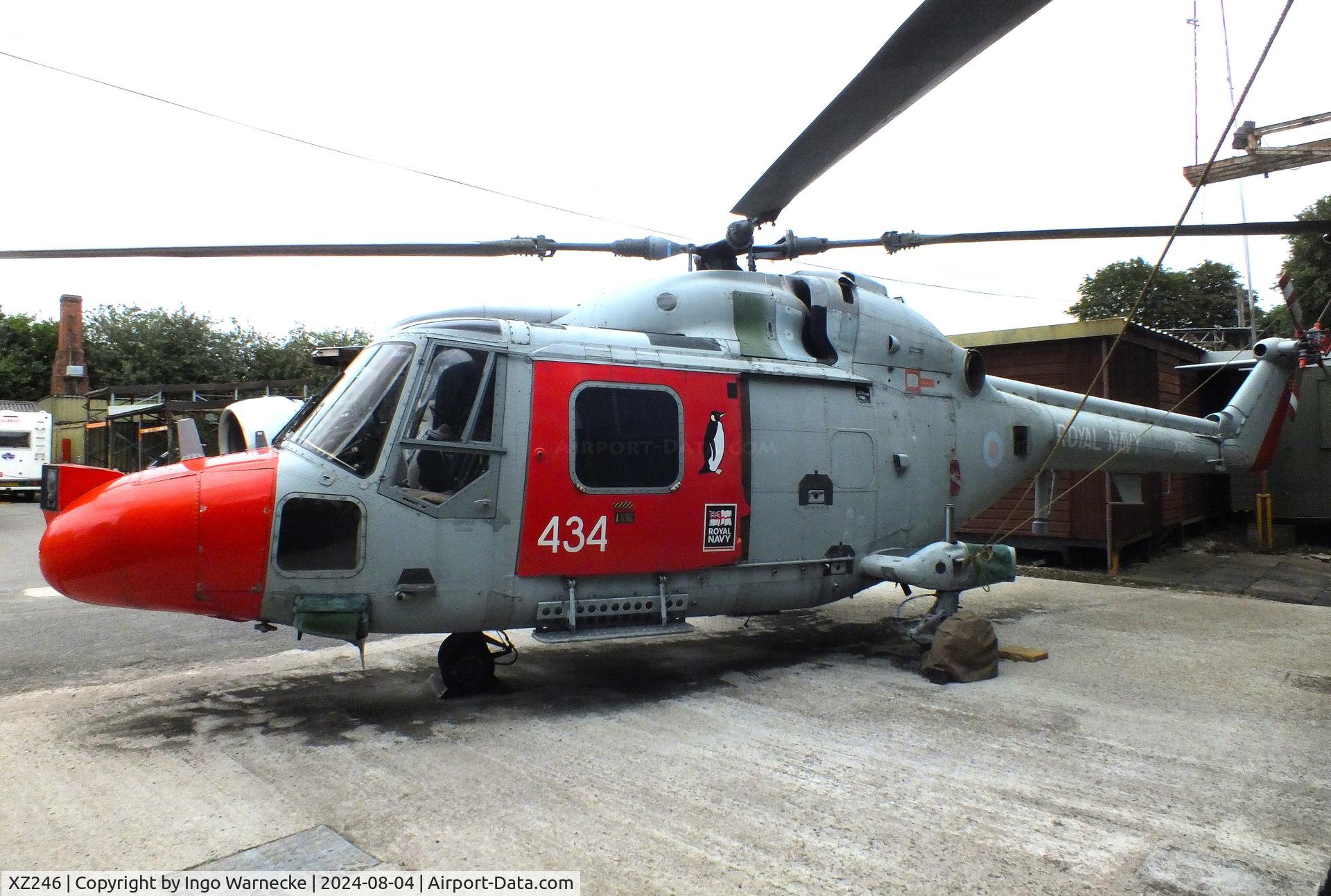XZ246, 1978 Westland Lynx HAS.3S(ICE) C/N 070, Westland Lynx HAS3S(ICE) at the Aeroventure South Yorkshire Aircraft Museum, Doncaster