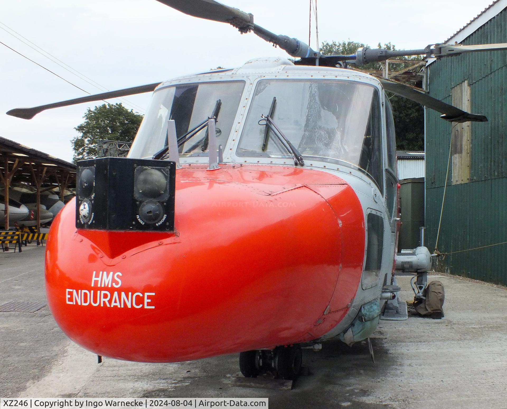 XZ246, 1978 Westland Lynx HAS.3S(ICE) C/N 070, Westland Lynx HAS3S(ICE) at the Aeroventure South Yorkshire Aircraft Museum, Doncaster