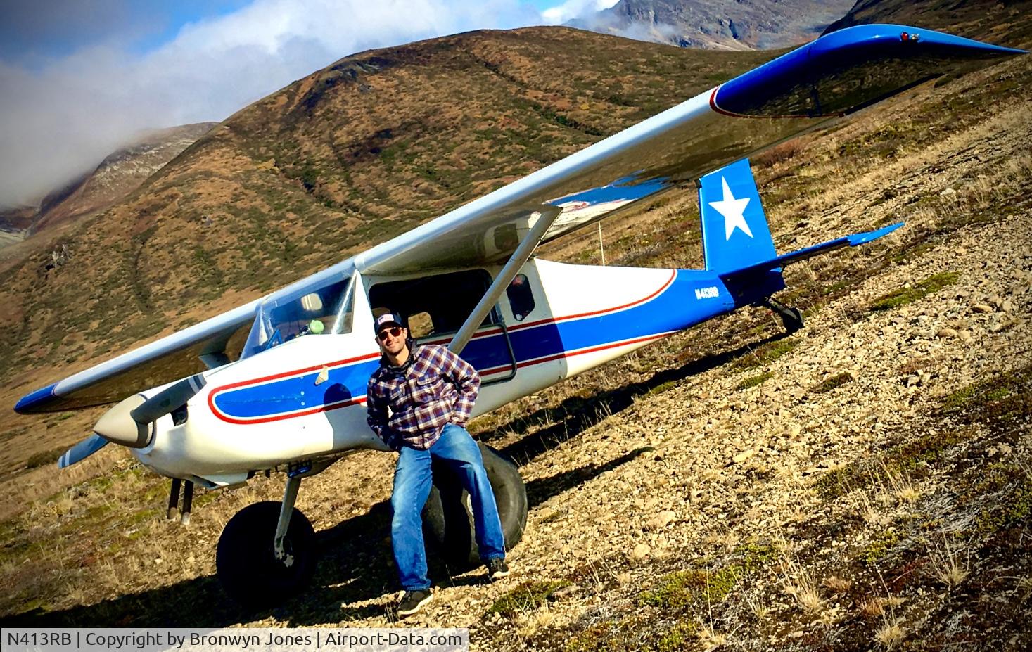 N413RB, 2003 Murphy Rebel C/N 413R, Cody Larson, subsistence fisheries scientist with the Bristol Bay Native Association, studies food sharing as a measure of resilience with communities in Bristol Bay, most of which are only accessible by plane.