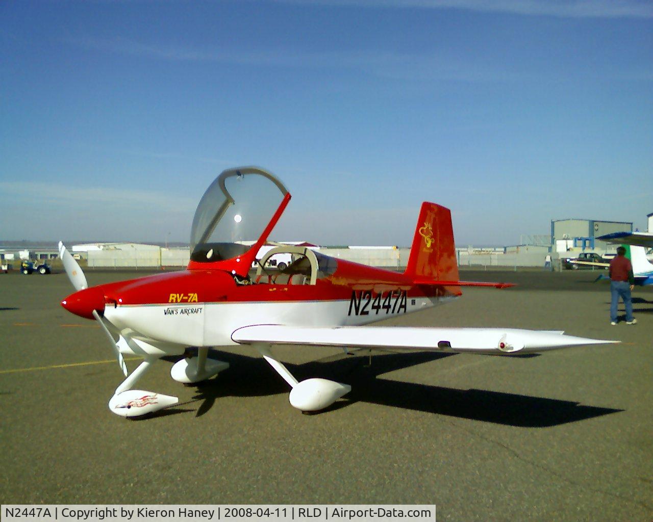 N2447A, 2004 Vans RV-7A C/N 70966, RV-7A at Richland, WA