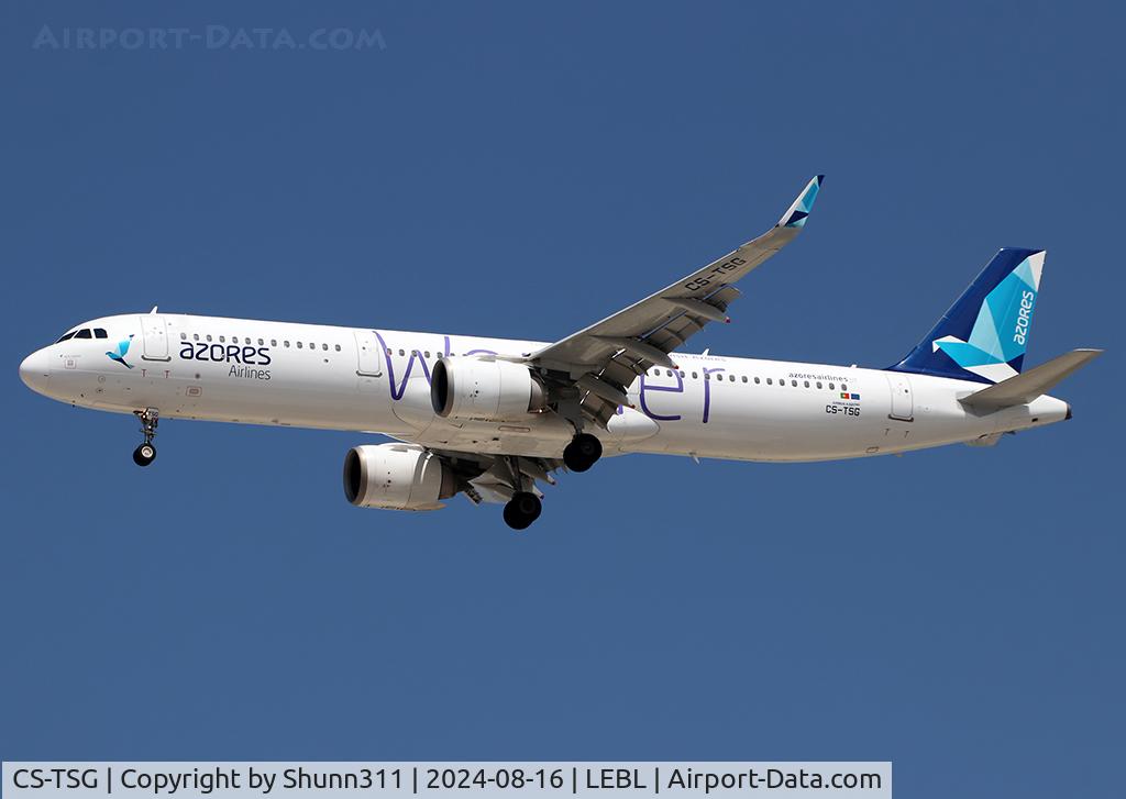 CS-TSG, 2018 Airbus A321-253N C/N 8051, Landing rwy 24R