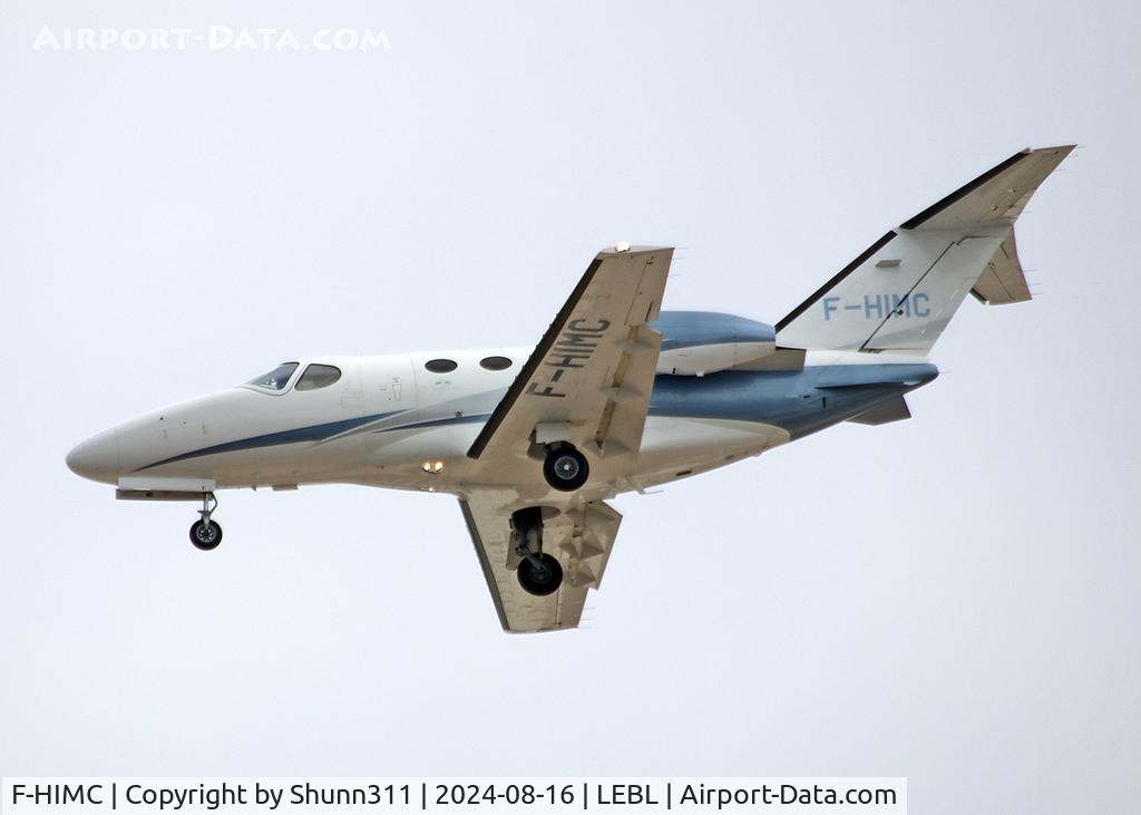 F-HIMC, 2010 Cessna 510 Citation Mustang C/N 510-0282, Landing rwy 24R