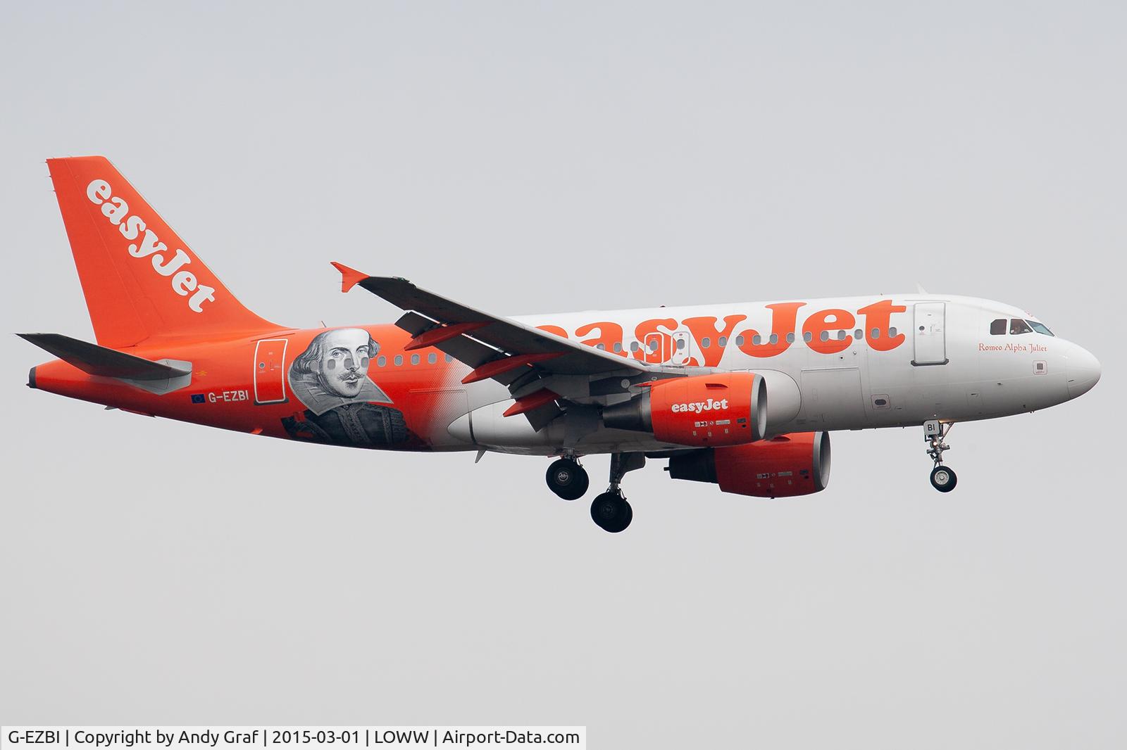 G-EZBI, 2006 Airbus A319-111 C/N 3003, Easyjet A320