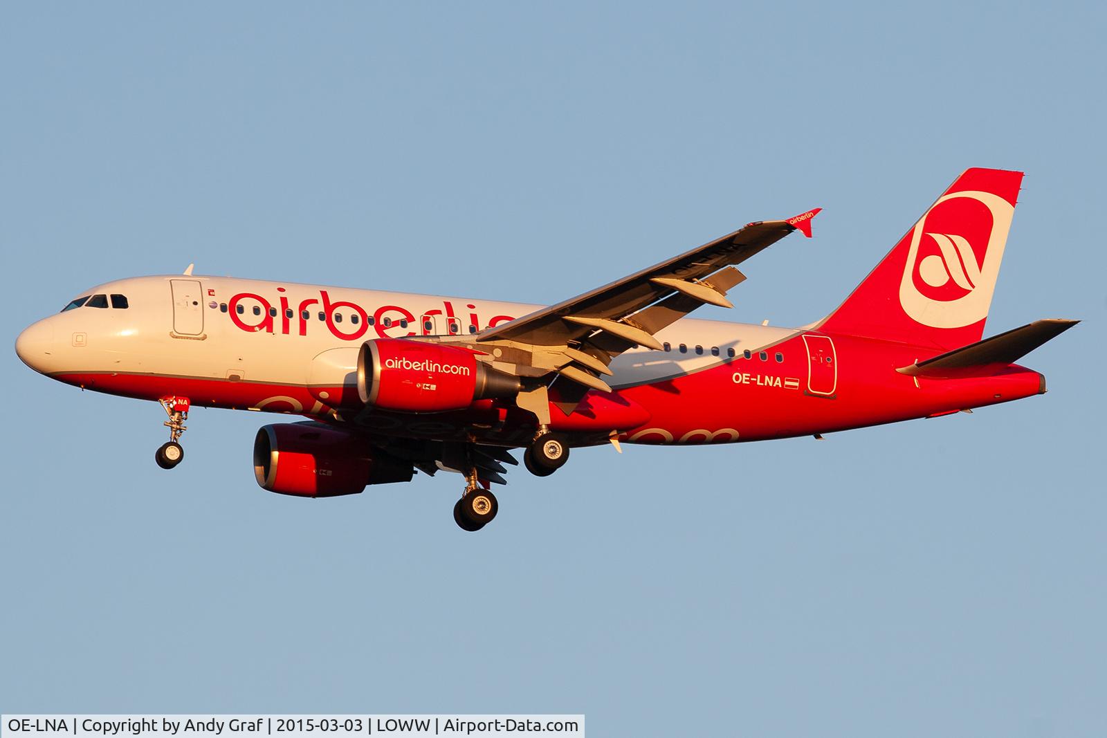 OE-LNA, 2008 Airbus A319-112 C/N 3661, Air Berlin A319