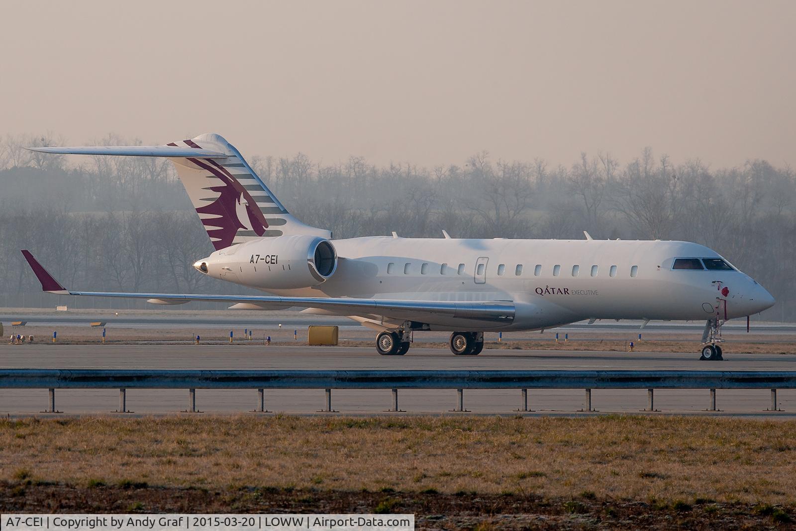 A7-CEI, 2013 Bombardier BD-700-1A11 Global 5000 C/N 9581, Qatar Executive BD700