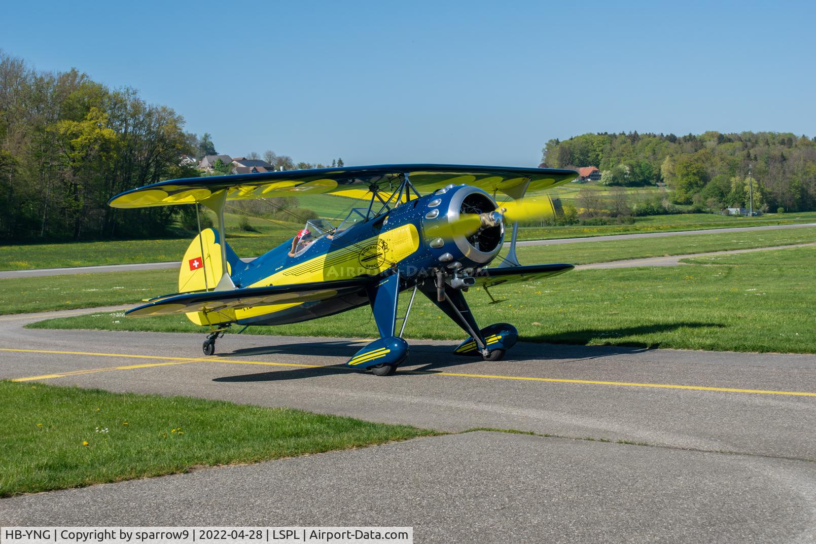 HB-YNG, 2007 Rombach Special C/N CH001, Coming back from a flight
