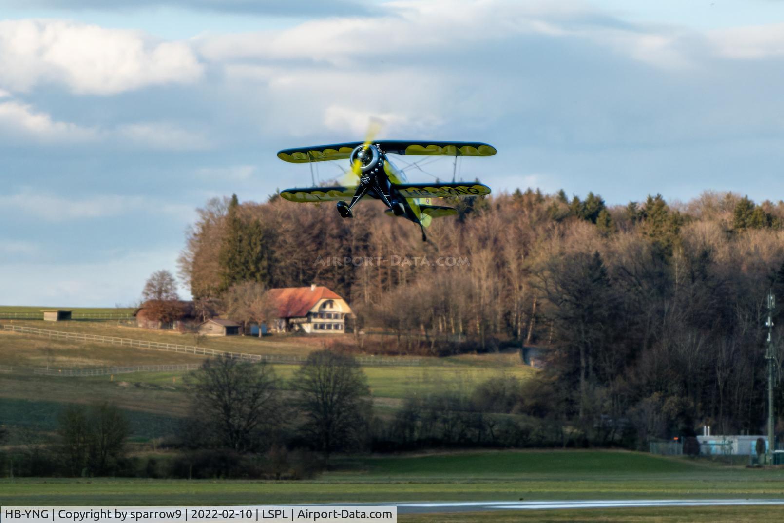 HB-YNG, 2007 Rombach Special C/N CH001, A very short take-off-run at Langenthal-Bleienbach
