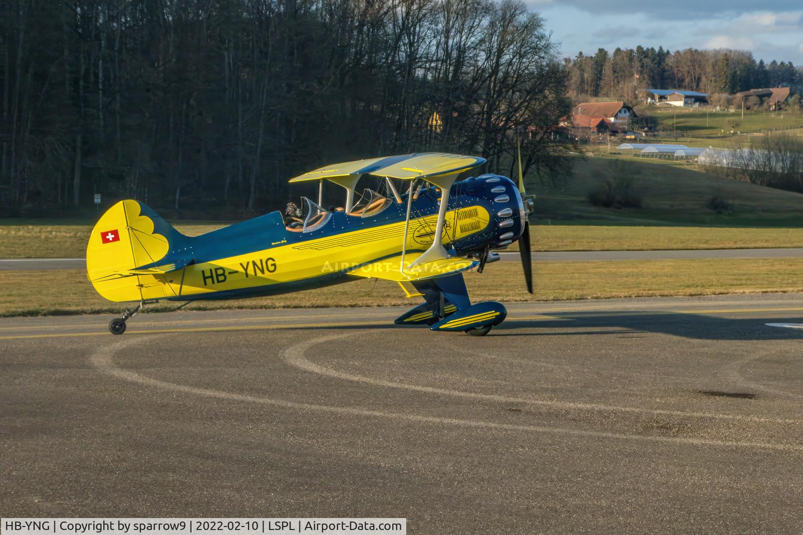 HB-YNG, 2007 Rombach Special C/N CH001, Winter at Langenthal-Bleienbach, but no snow.