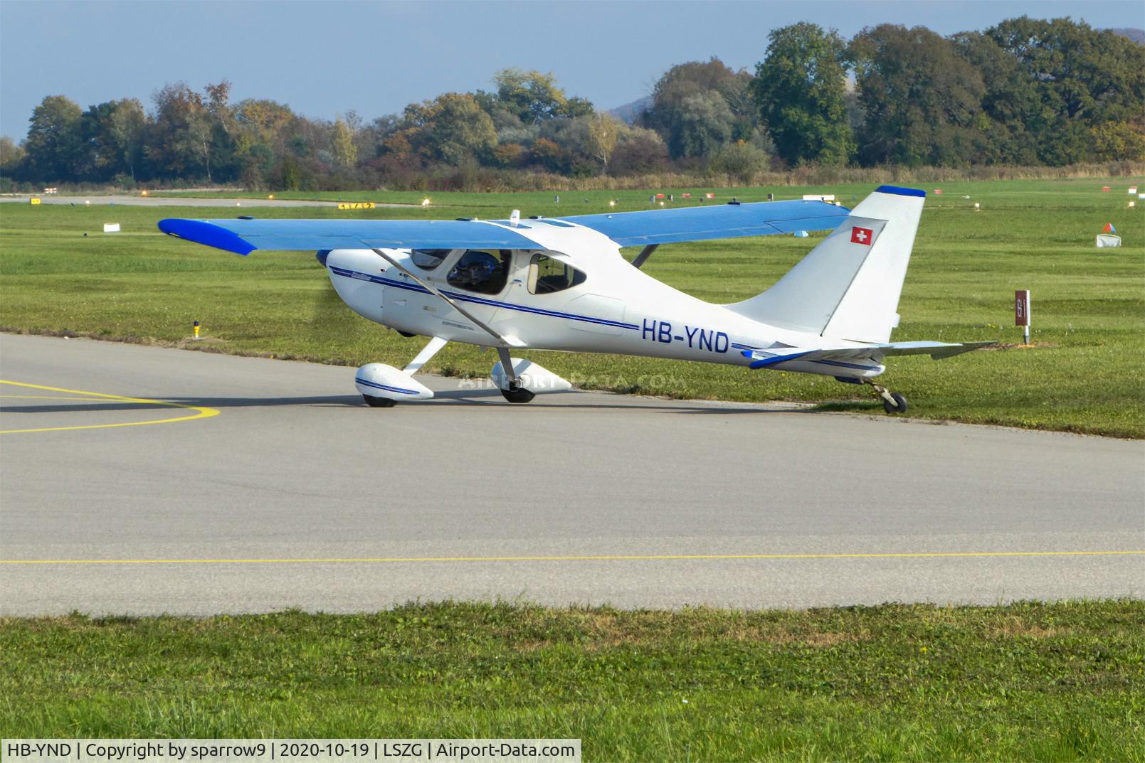 HB-YND, 2011 Stoddard-Hamilton GlaStar GS-1 C/N 5827, At Grenchen, from the back