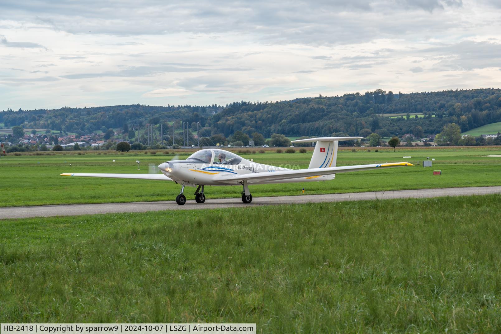 HB-2418, 1985 Valentin Taifun 17E C/N 1072, Landed at Grenchern