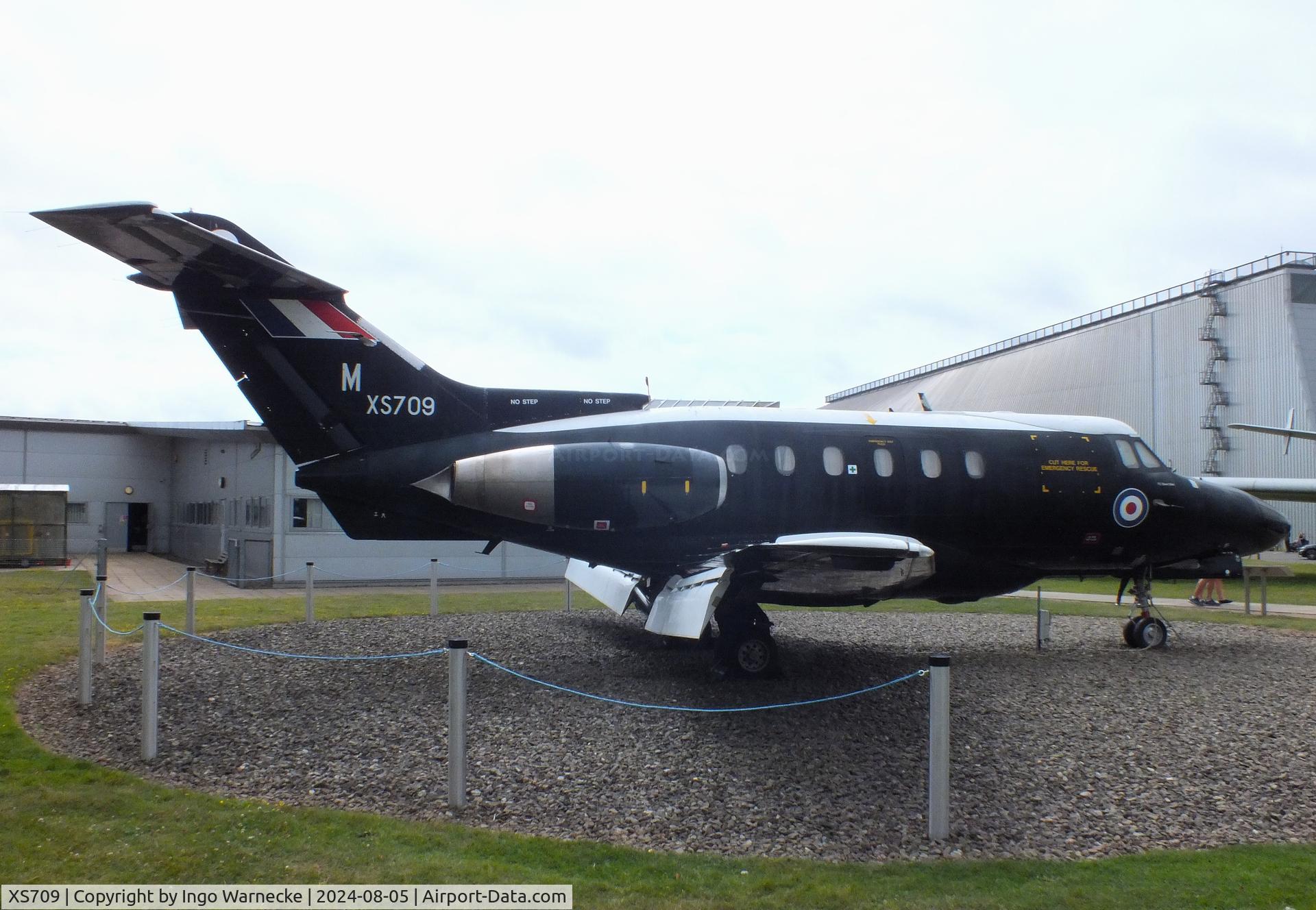 XS709, 1964 Hawker Siddeley HS.125 Dominie T.1 C/N 25011, Hawker Siddeley HS.125 Dominie T1 at the RAF Museum Cosford