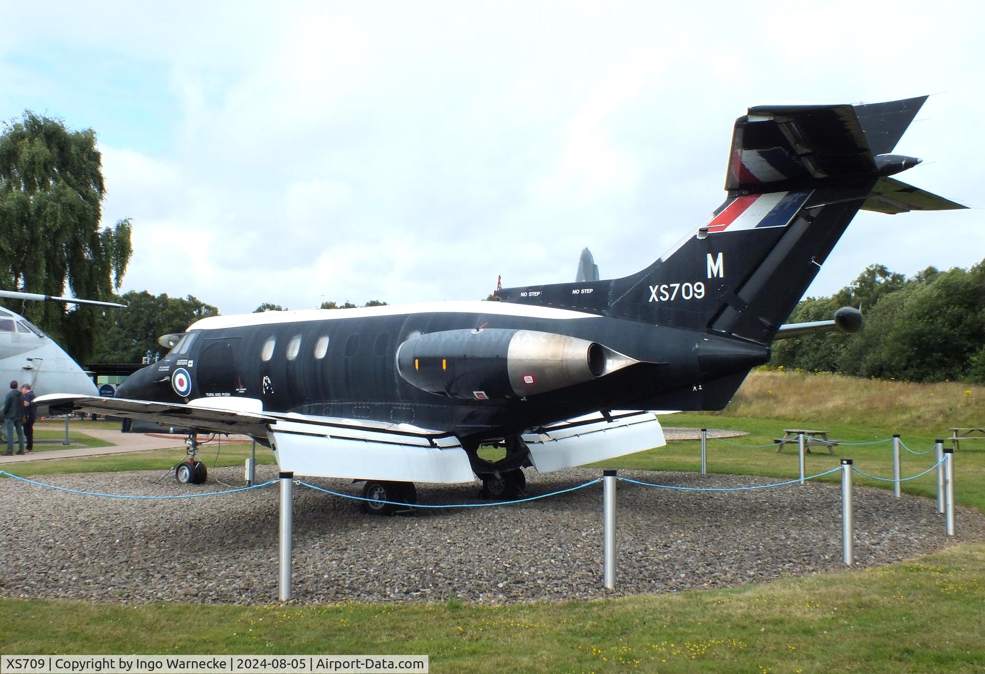 XS709, 1964 Hawker Siddeley HS.125 Dominie T.1 C/N 25011, Hawker Siddeley HS.125 Dominie T1 at the RAF Museum Cosford