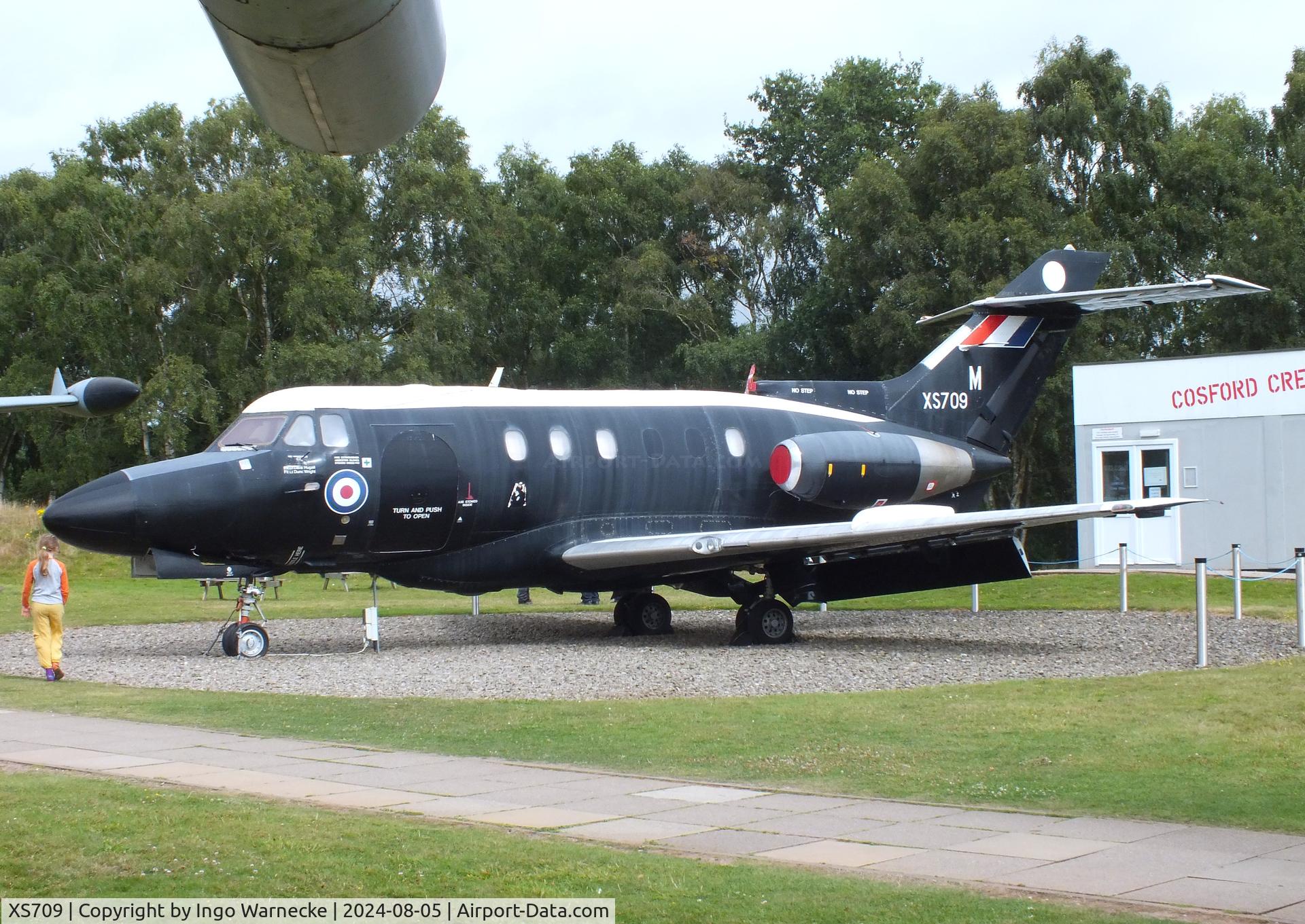 XS709, 1964 Hawker Siddeley HS.125 Dominie T.1 C/N 25011, Hawker Siddeley HS.125 Dominie T1 at the RAF Museum Cosford