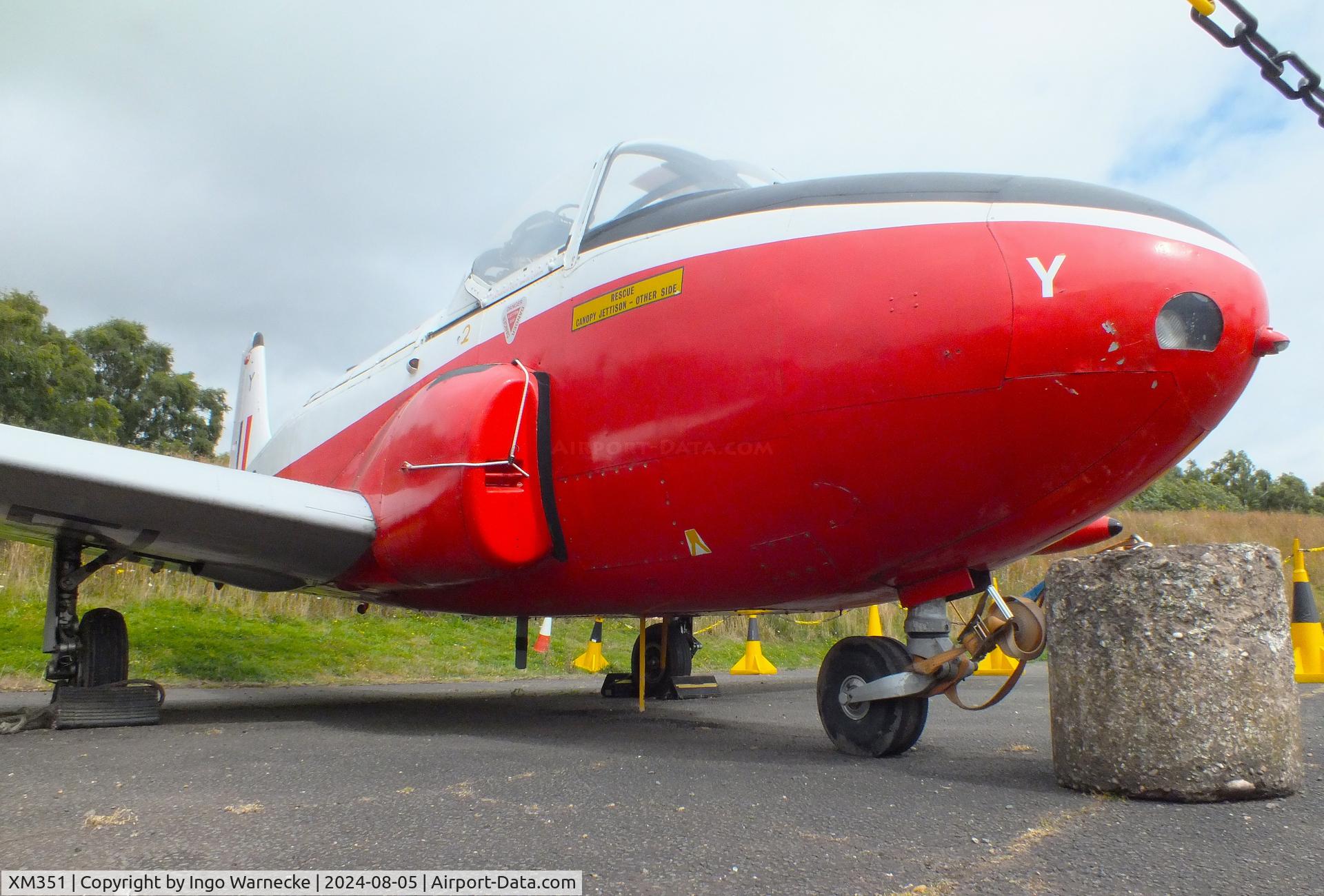 XM351, 1959 Hunting P-84 Jet Provost T.3 C/N PAC/W/6308, Hunting Percival P.84 Jet Provost T3 at the RAF Museum Cosford