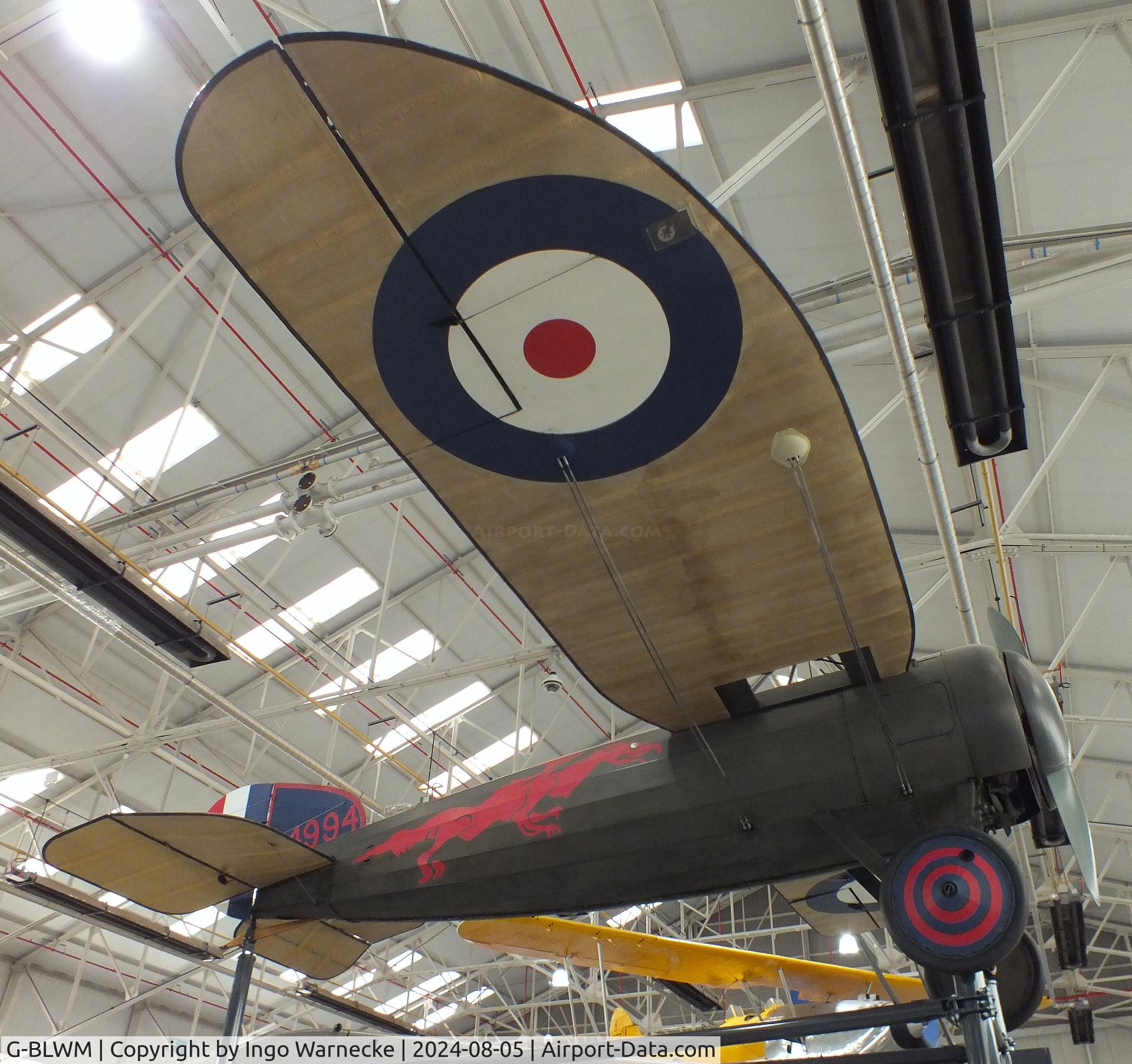 G-BLWM, 1987 Bristol M-1C Replica C/N PFA 112-10892, Bristol M.1C replica at the RAF Museum Cosford