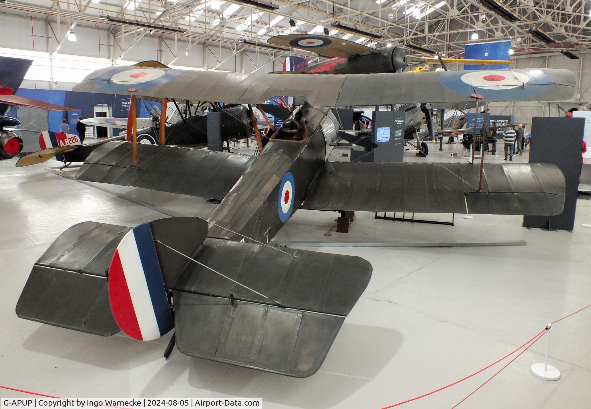 G-APUP, Sopwith Pup Replica C/N PFA 1582, Sopwith Pup Replica at the RAF Museum Cosford