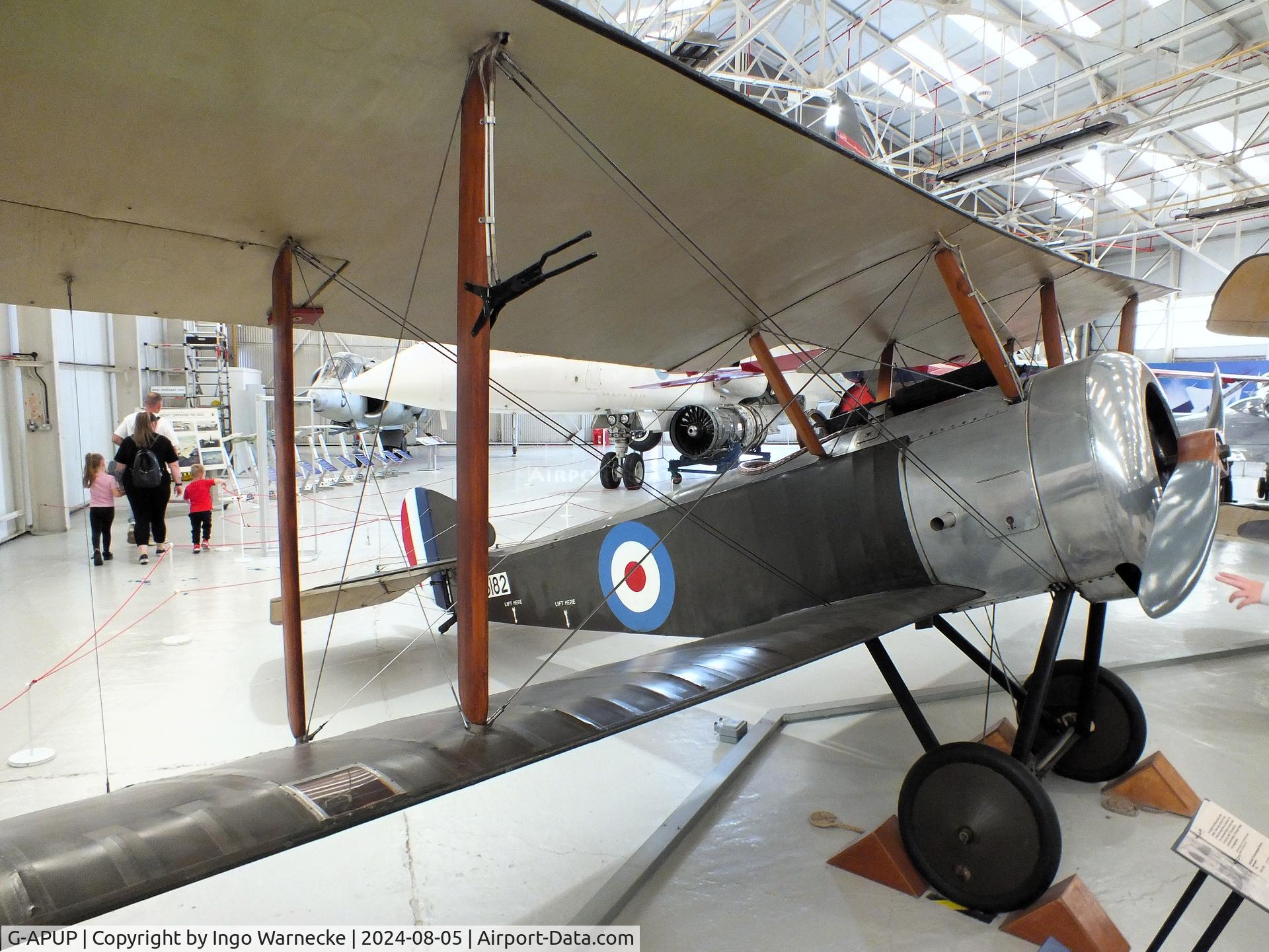 G-APUP, Sopwith Pup Replica C/N PFA 1582, Sopwith Pup Replica at the RAF Museum Cosford
