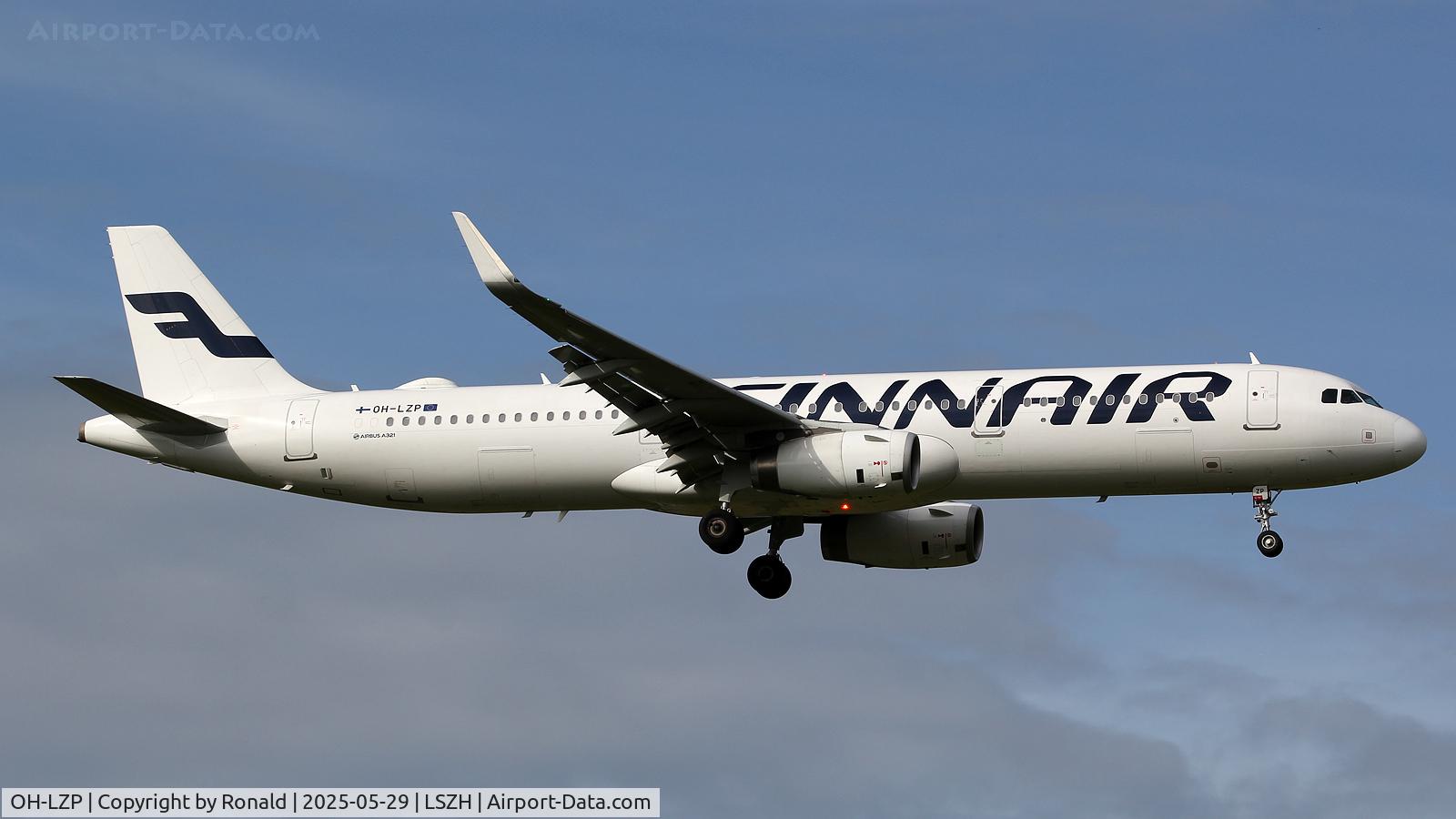 OH-LZP, 2017 Airbus A321-231 C/N 7661, at zrh