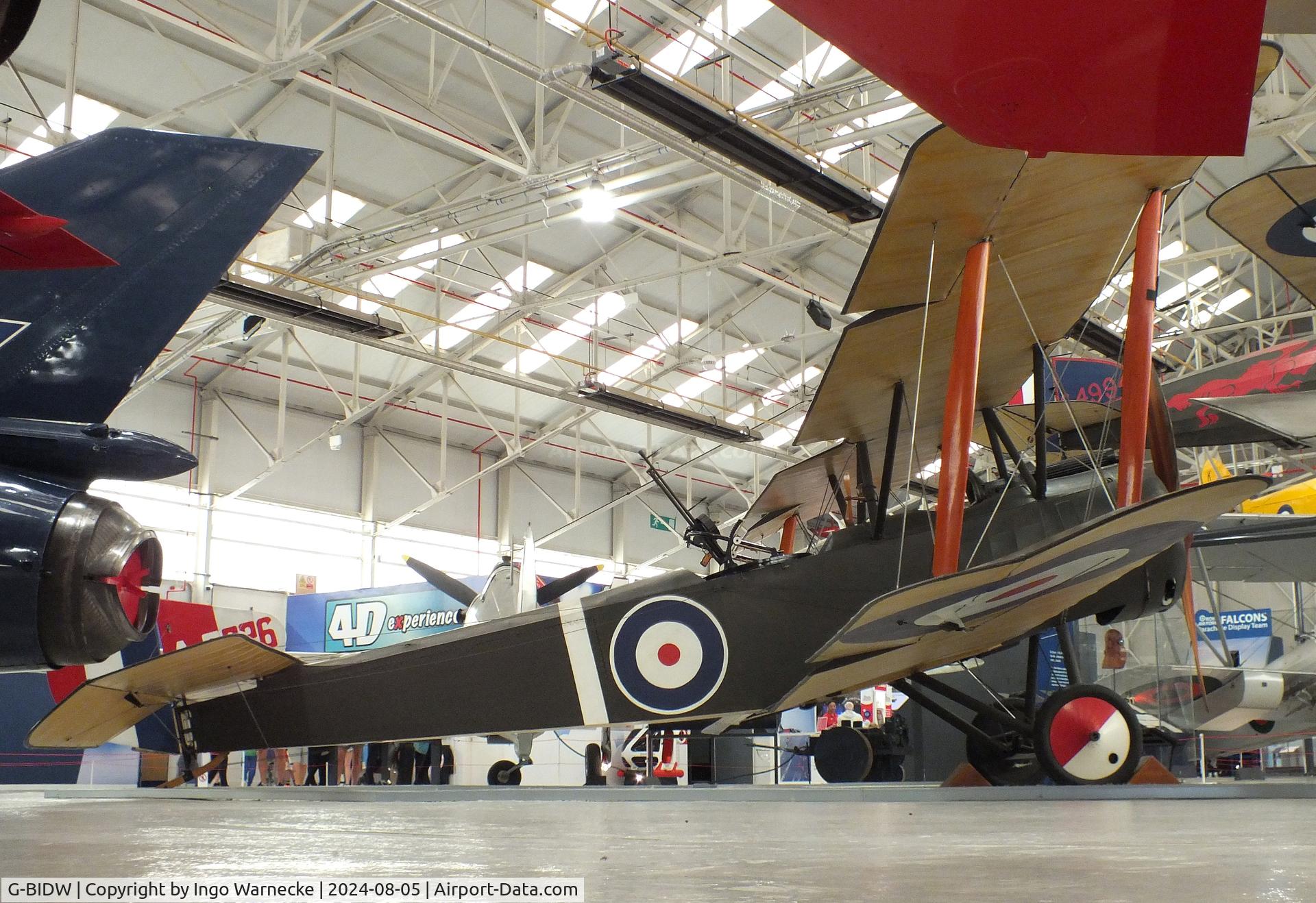 G-BIDW, Sopwith 1½ Strutter Replica C/N WA-5, Sopwith 1½ Strutter Replica at the RAF Museum Cosford