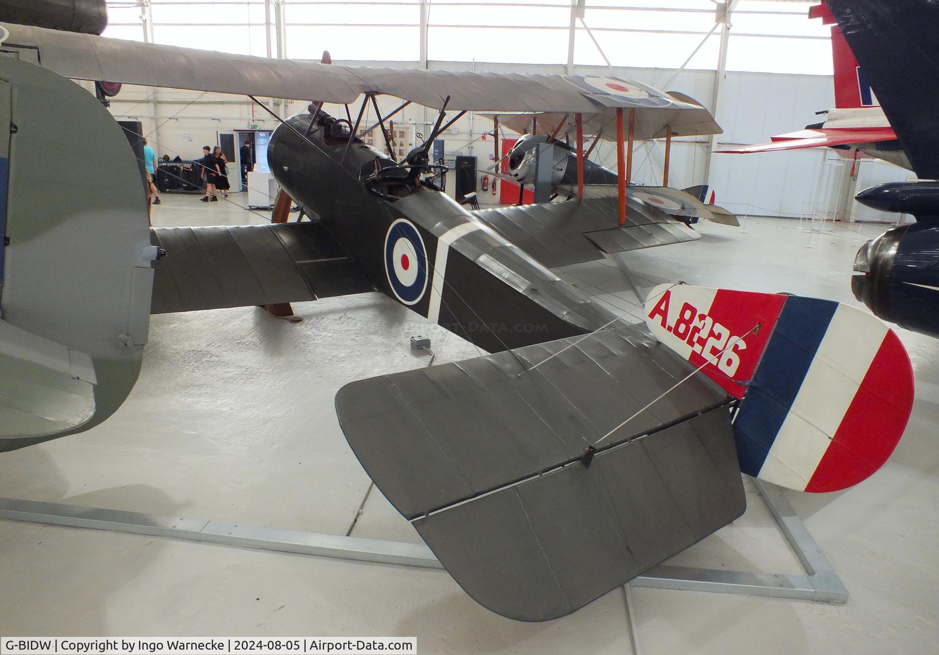 G-BIDW, Sopwith 1½ Strutter Replica C/N WA-5, Sopwith 1½ Strutter Replica at the RAF Museum Cosford