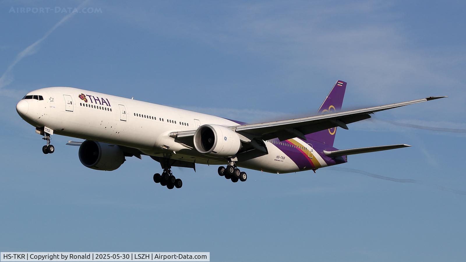 HS-TKR, 2013 Boeing 777-3AL/ER C/N 41527, at zrh