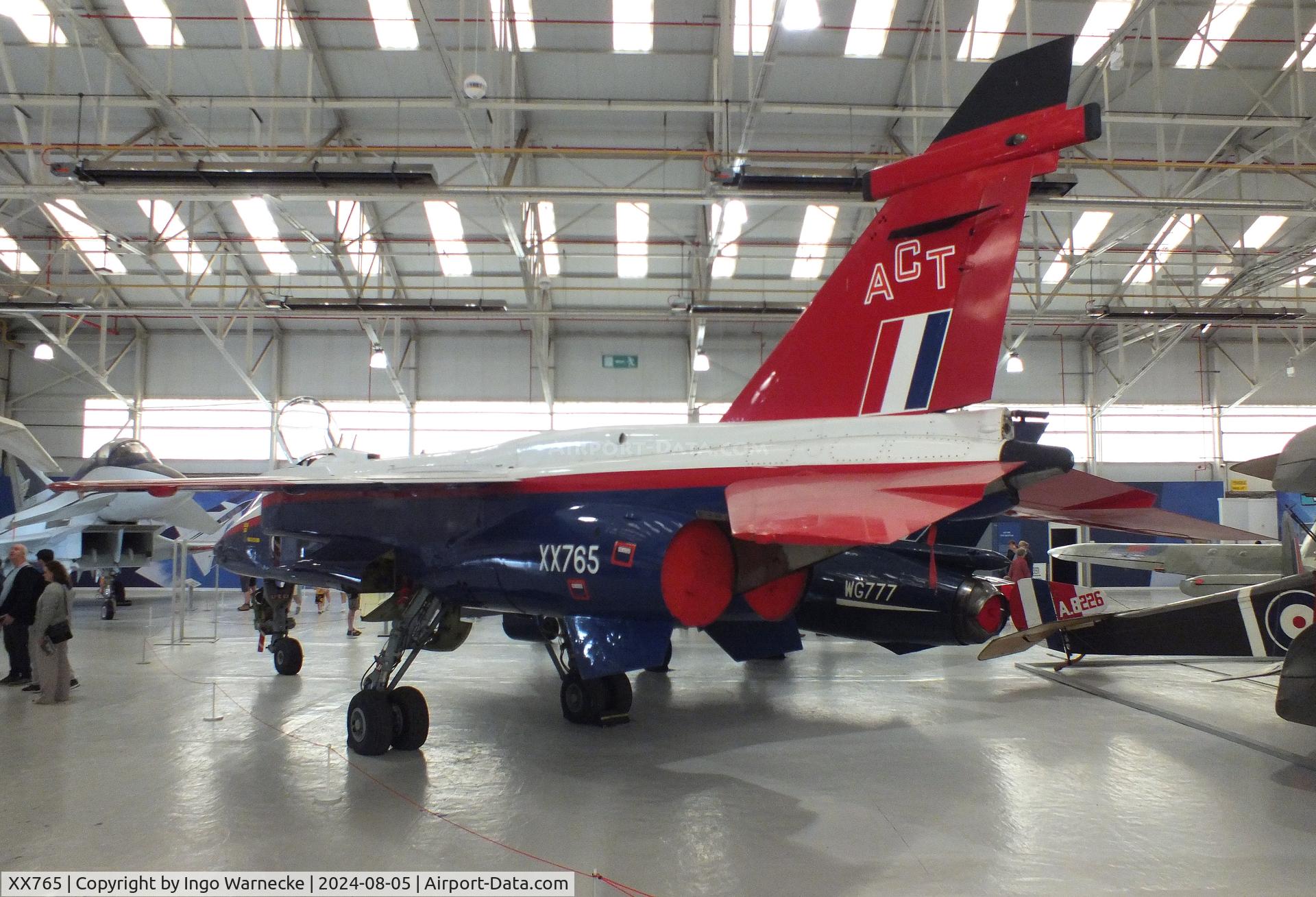 XX765, 1975 Sepecat Jaguar GR.3A C/N S.62, SEPECAT Jaguar ACT (Active Control Technology research aircraft for Fly-by-wire technology) at the RAF Museum Cosford