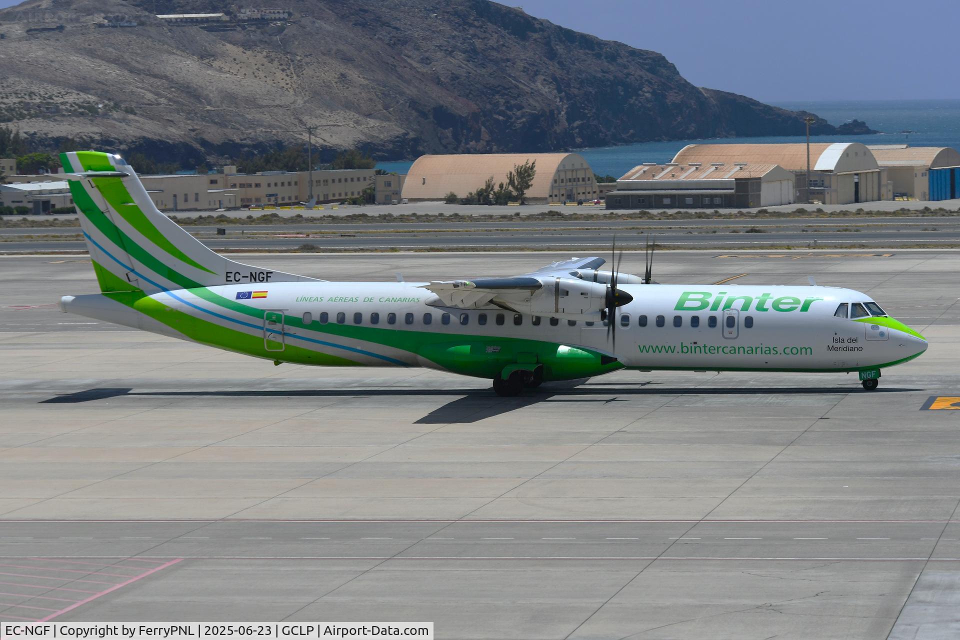 EC-NGF, 2019 ATR 72-600 C/N 1586, Departure of Binter ATR72