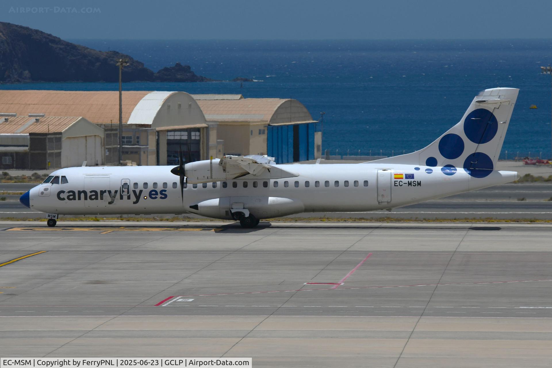 EC-MSM, 2010 ATR 72-212A C/N 911, Arrival of Canaryfly ATR72