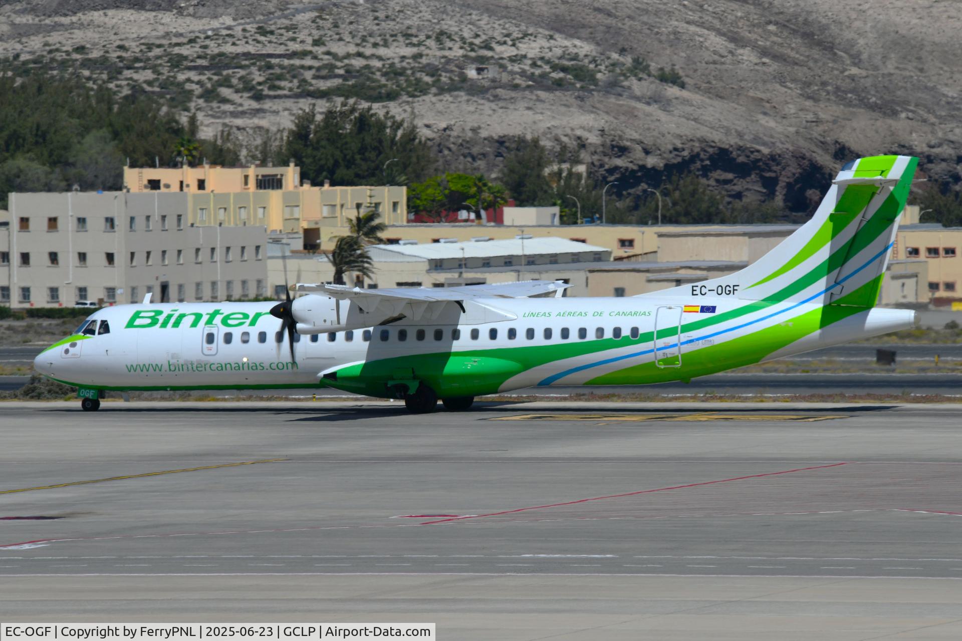 EC-OGF, 2016 ATR 72-600 (72-212A) C/N 1305, Binter ATR72
