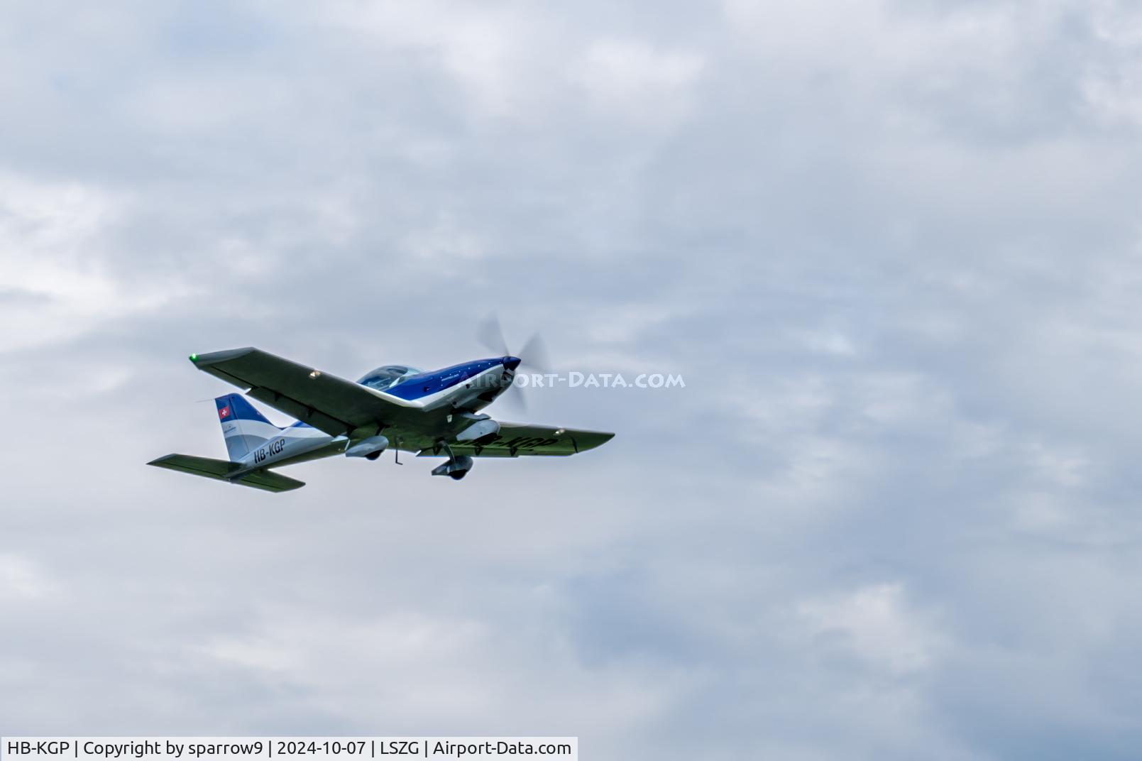 HB-KGP, 2021 BRM Aero Bristell B23 C/N 003/2021, Departing Grenchen