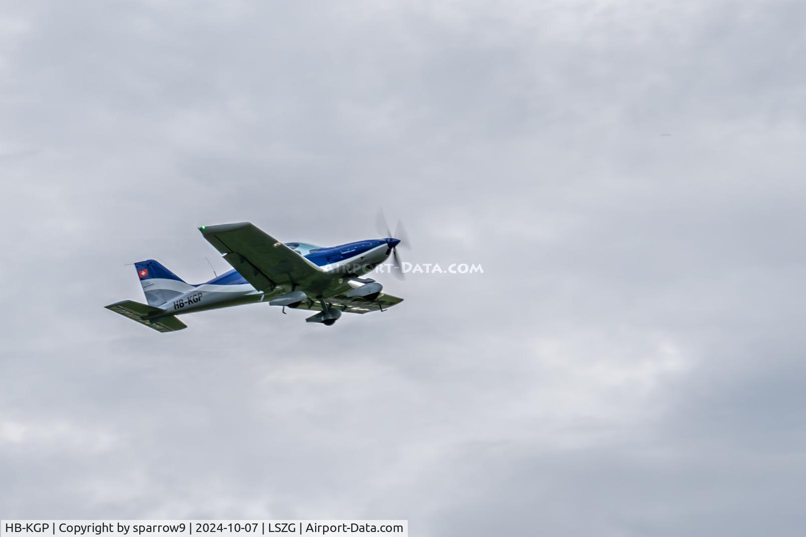 HB-KGP, 2021 BRM Aero Bristell B23 C/N 003/2021, Departing Grenchen