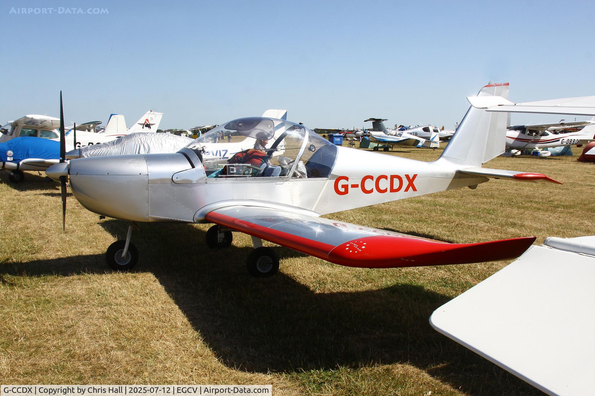 G-CCDX, 2003 Aerotechnik EV-97 Eurostar C/N PFA 315-14013, Sleapkosh 2025