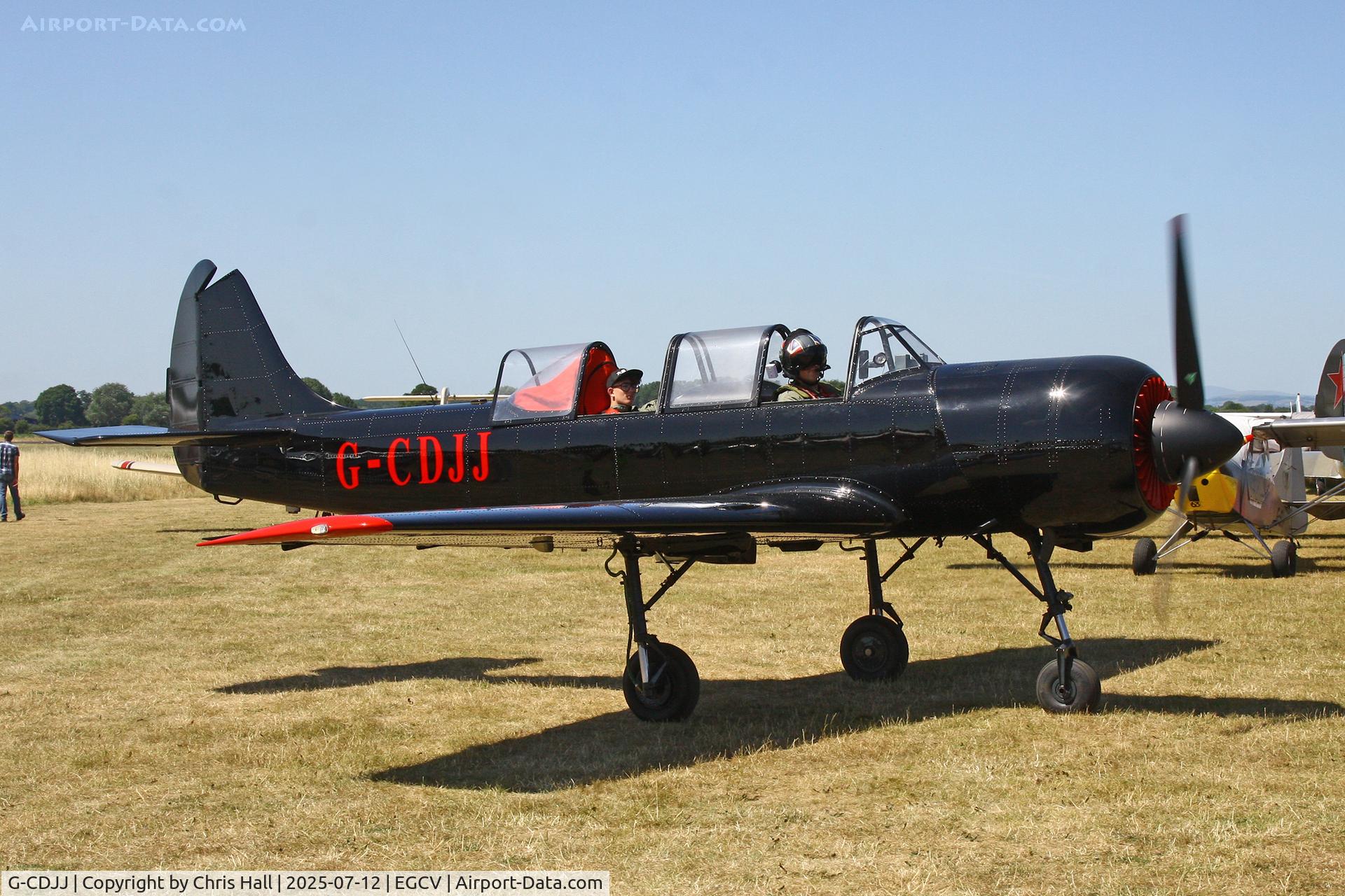G-CDJJ, 1989 Bacau Yak-52 C/N 899912, Sleapkosh 2025