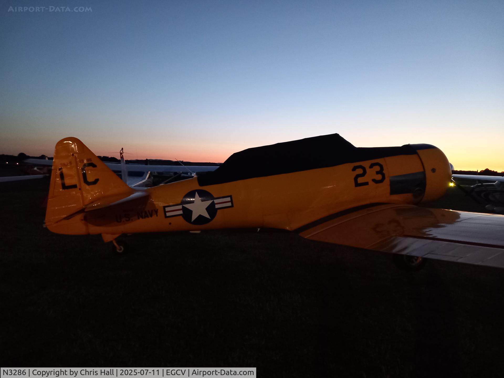N3286, 1944 North American SNJ-5 Texan Texan C/N 88-15356, Sleapkosh 2025