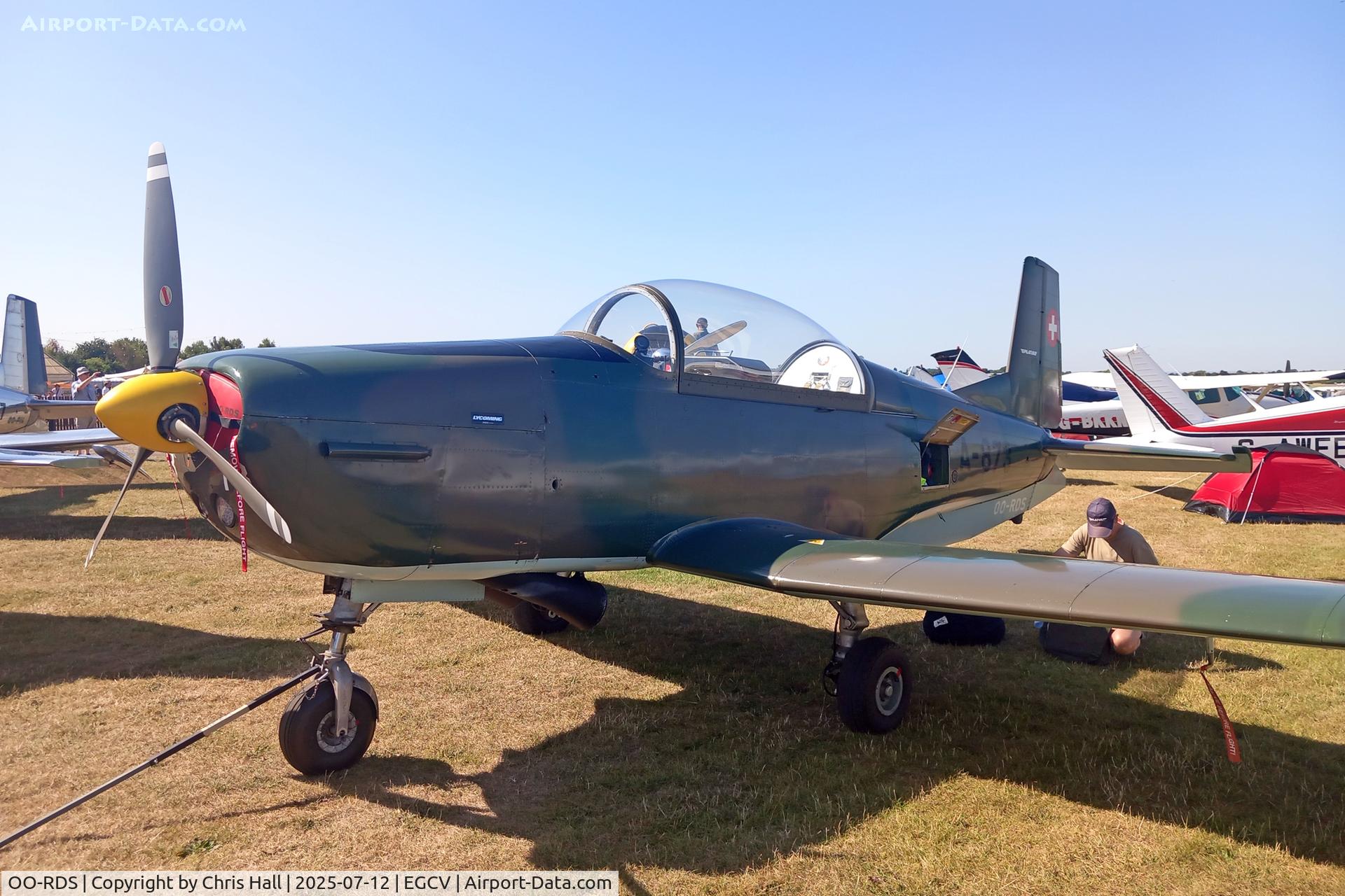 OO-RDS, 1959 Pilatus P3-05 C/N 511-60, Sleapkosh 2025