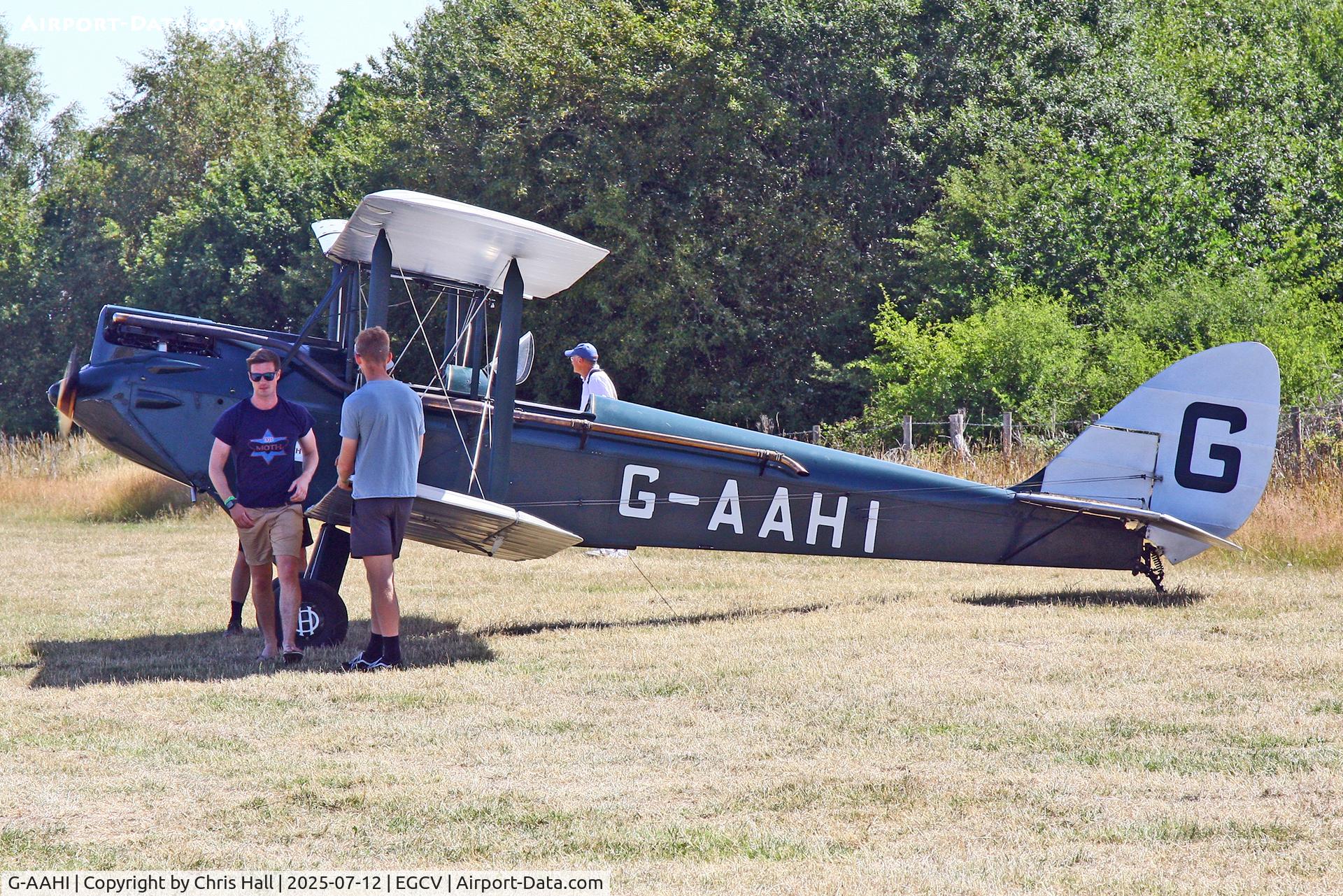 G-AAHI, 1929 De Havilland DH60G Gipsy Moth C/N 1082, Sleapkosh 2025